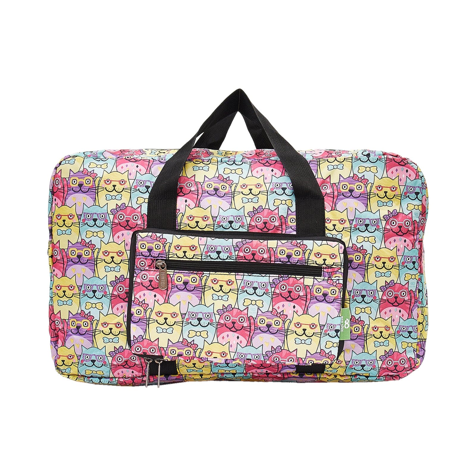 Eco Chic Recycled Cabin Holdall Bag Beloved Cats