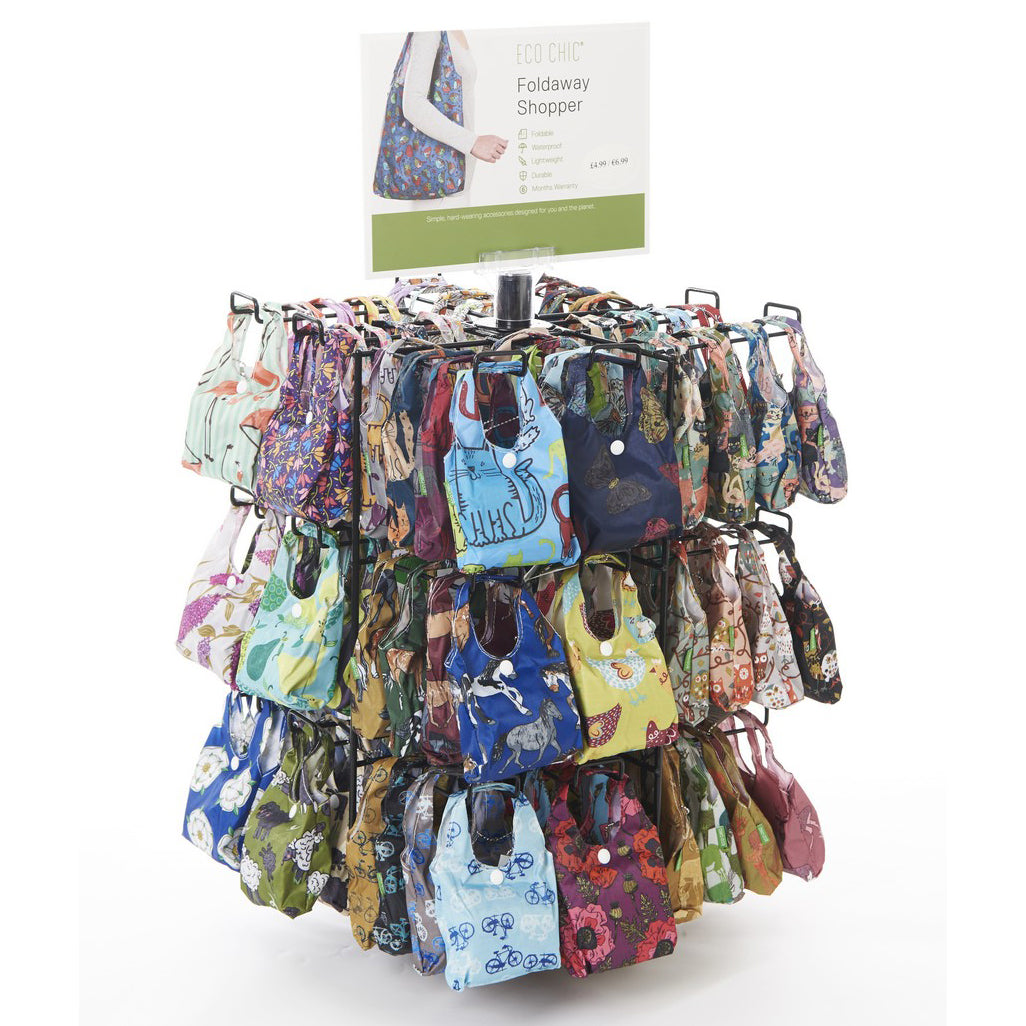 0024 - 4 Sided 24 Hook Shopper Bag Spinner
