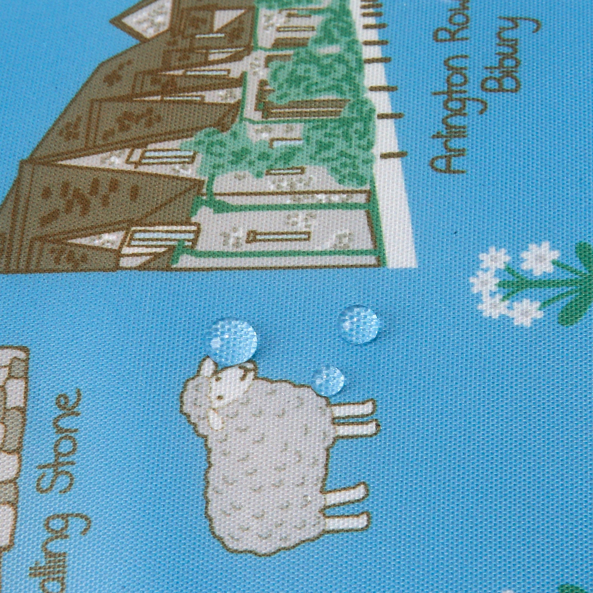 A106BU - Eco Chic Lightweight Foldable Reusable Shopping Bag Cotswolds Blue (Pack of 2)