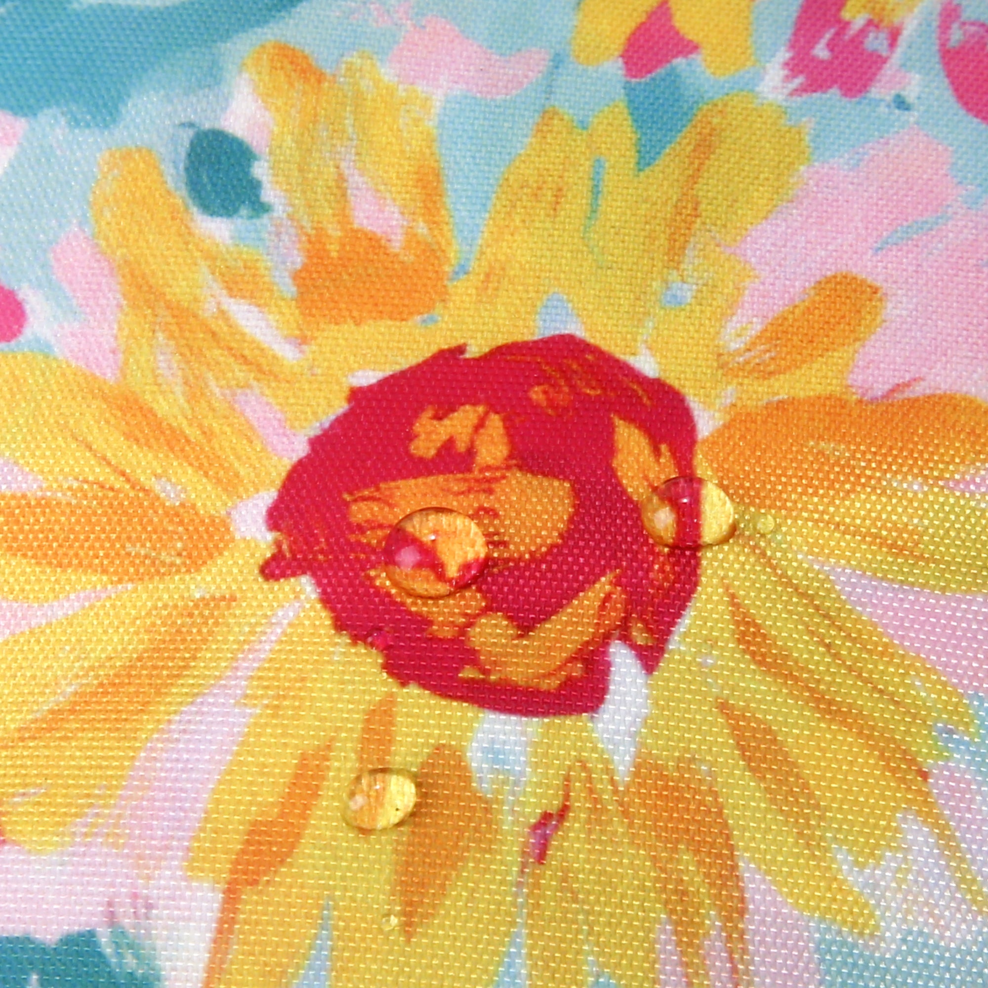 A114BU - Eco Chic Lightweight Foldable Reusable Shopping Bag Sunflower Blue (Pack of 2)