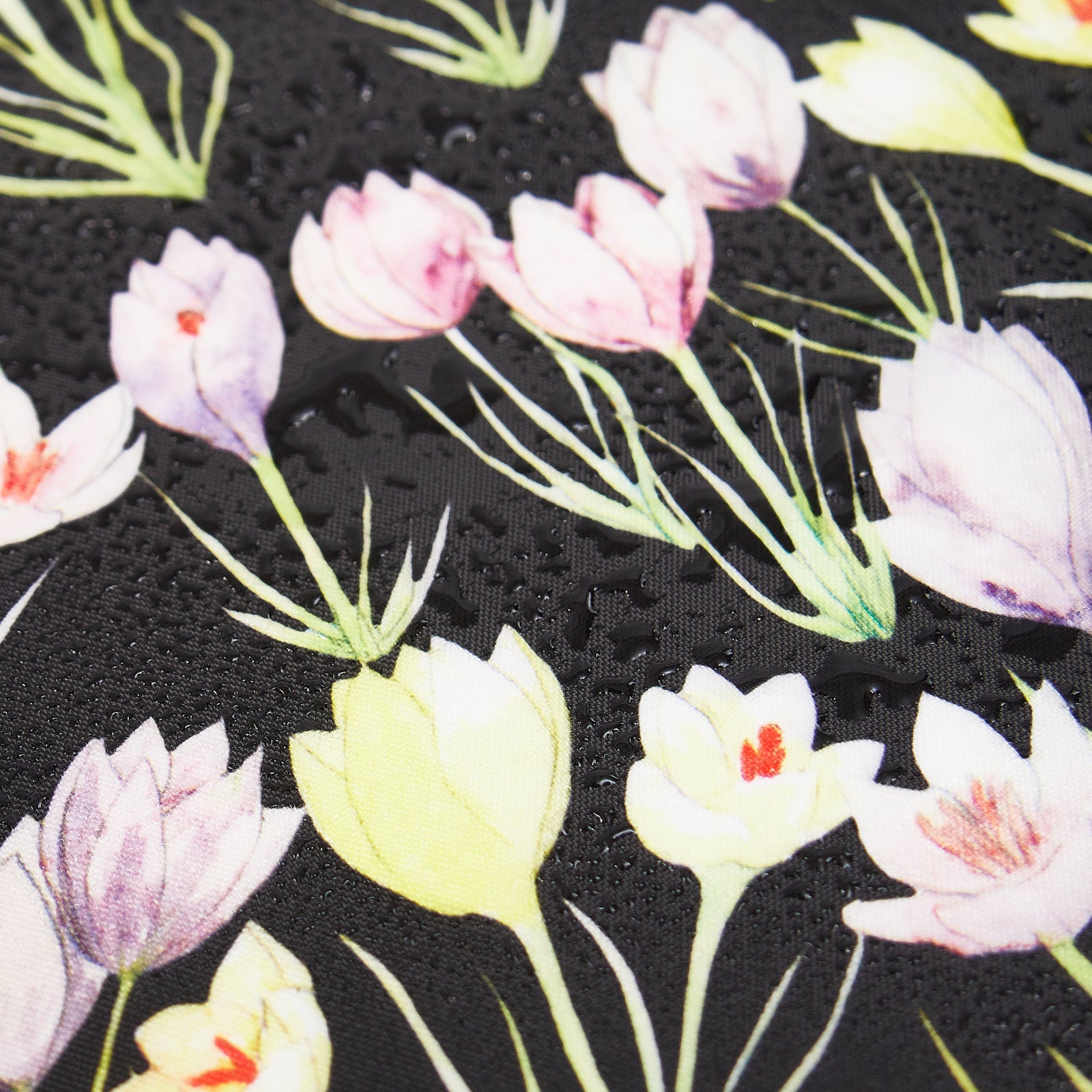 A51BK - Eco Chic Foldable Reusable Shopping Bag Crocus Black