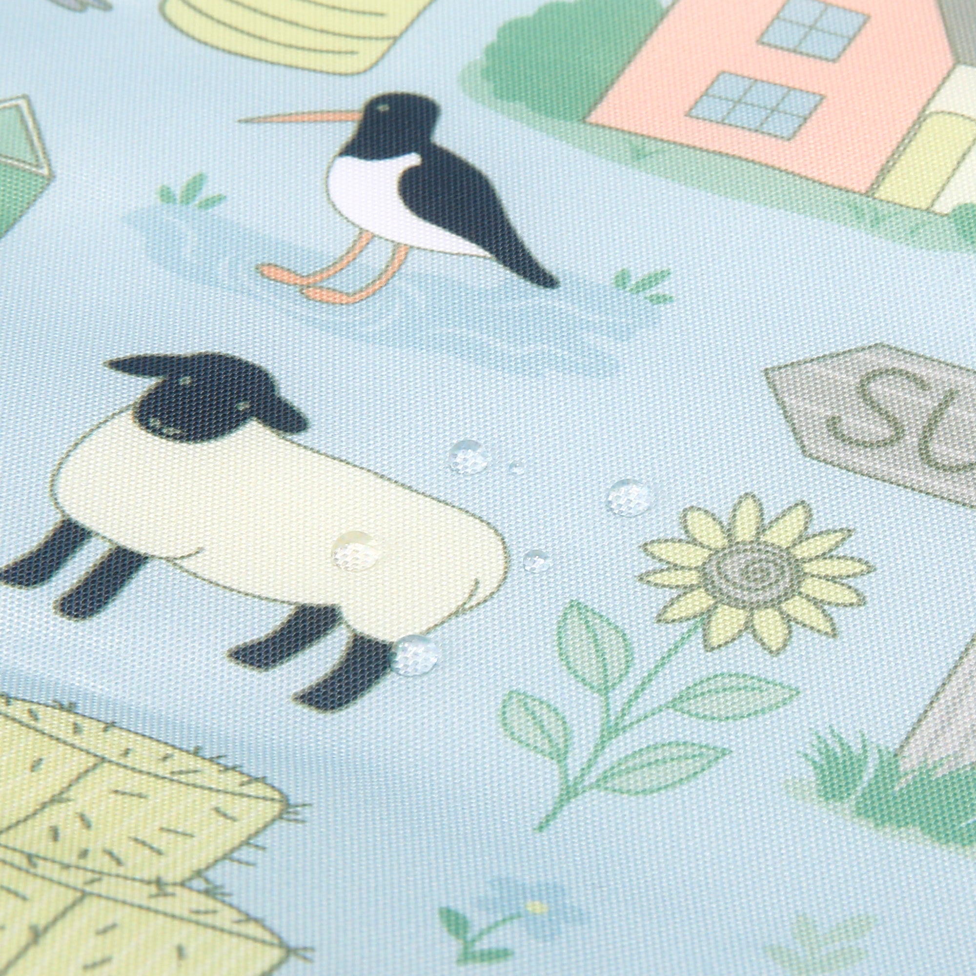 B109BU - Eco Chic Lightweight Foldable Backpack Suffolk Blue (Pack of 2)