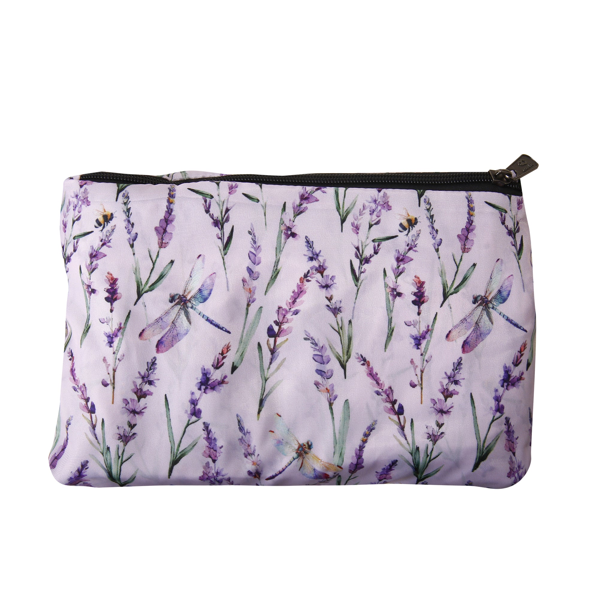 B113LC - Eco Chic Lightweight Foldable Backpack Lavender with Dragonfly Lilac (Pack of 2)
