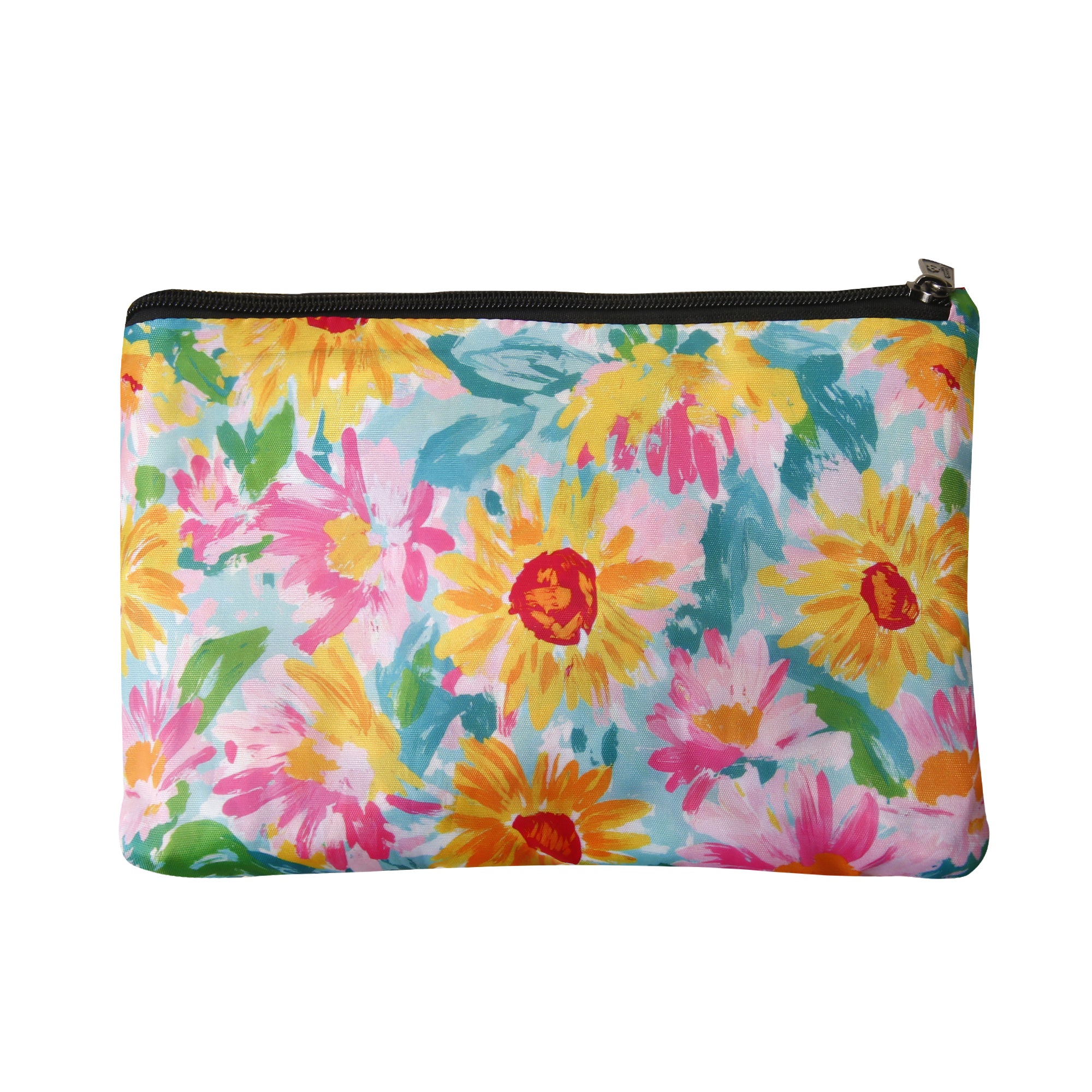 B114BU - Eco Chic Lightweight Foldable Backpack Sunflower Blue (Pack of 2)