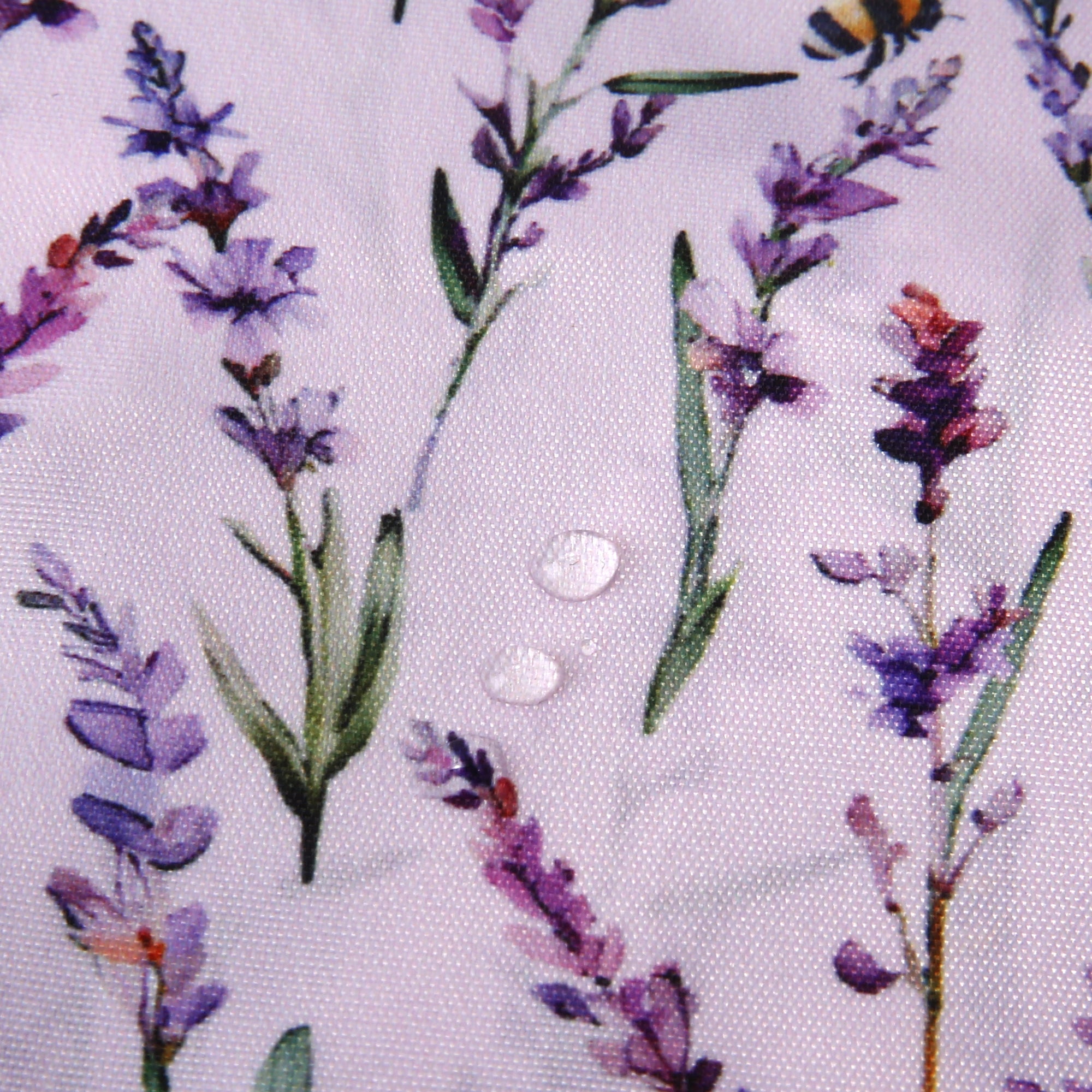 C113LC - Eco Chic Lightweight Foldable Lunch Bag Lavender with Dragonfly Lilac (Pack of 2)