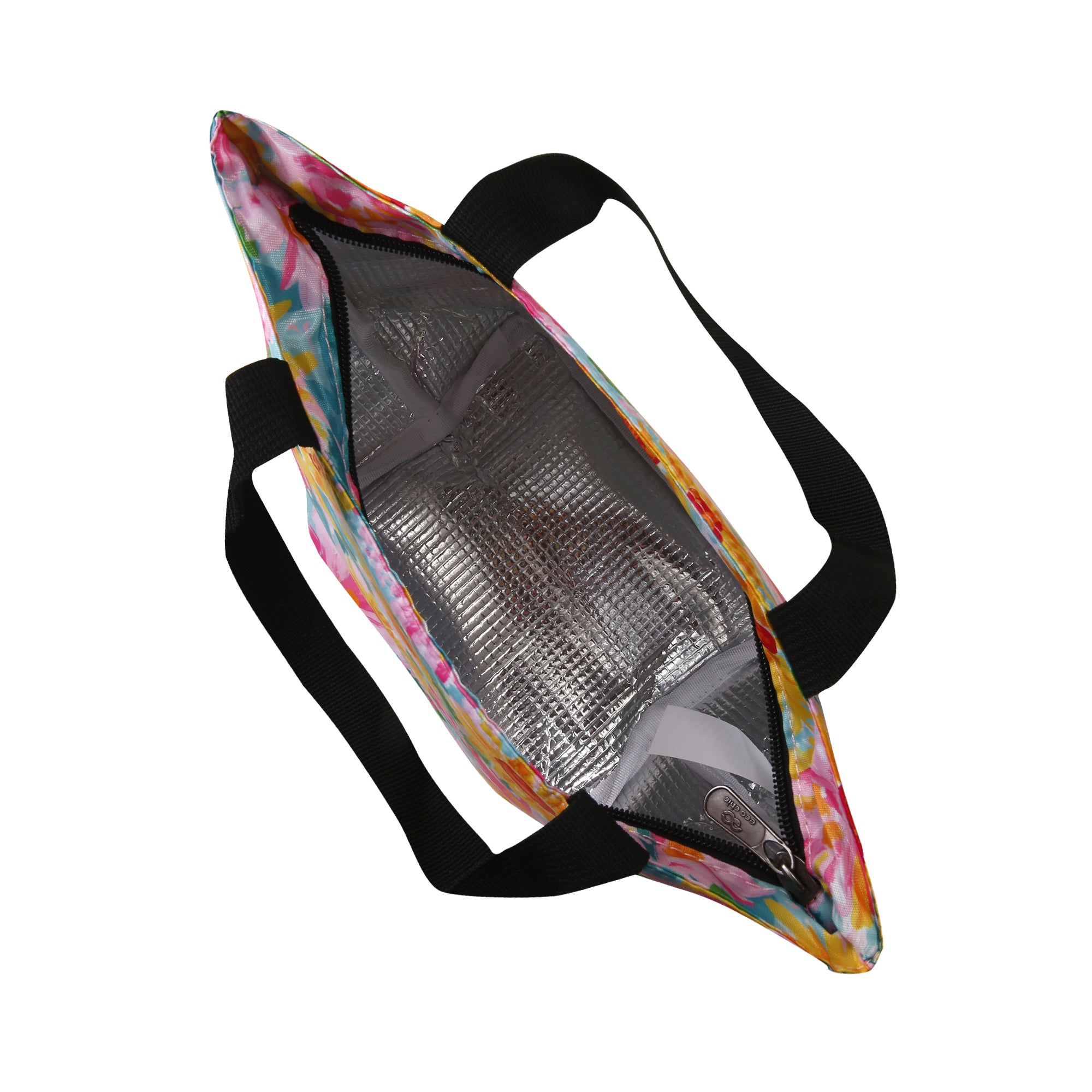 C114BU - Eco Chic Lightweight Foldable Lunch Bag Sunflower Blue (Pack of 2)