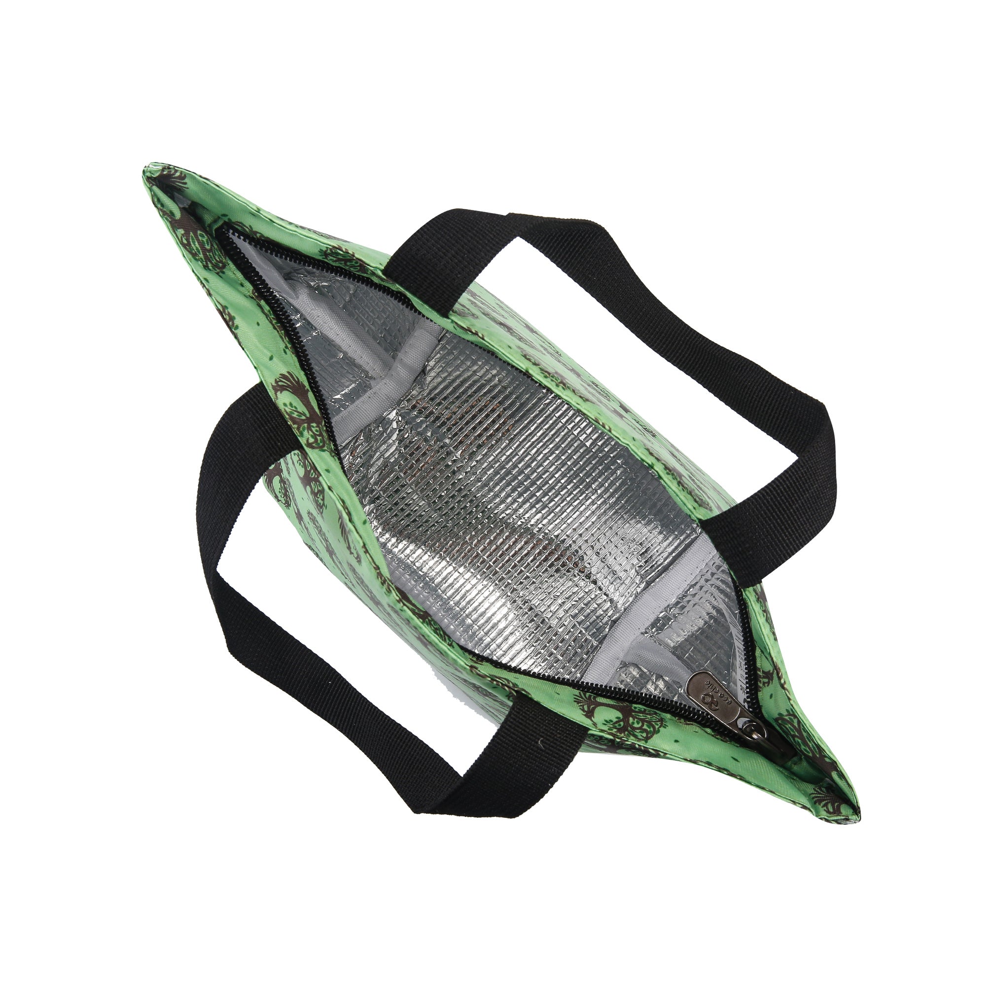 C96GN - Eco Chic Lightweight Foldable Lunch Bag Tree of Life Green (Pack of 2)