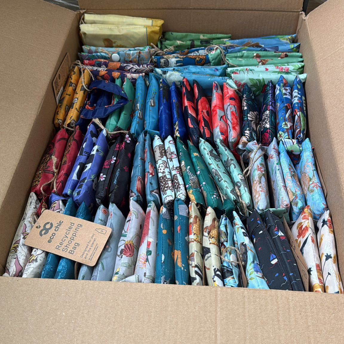 Eco Chic Assorted Shopping Bags x 72