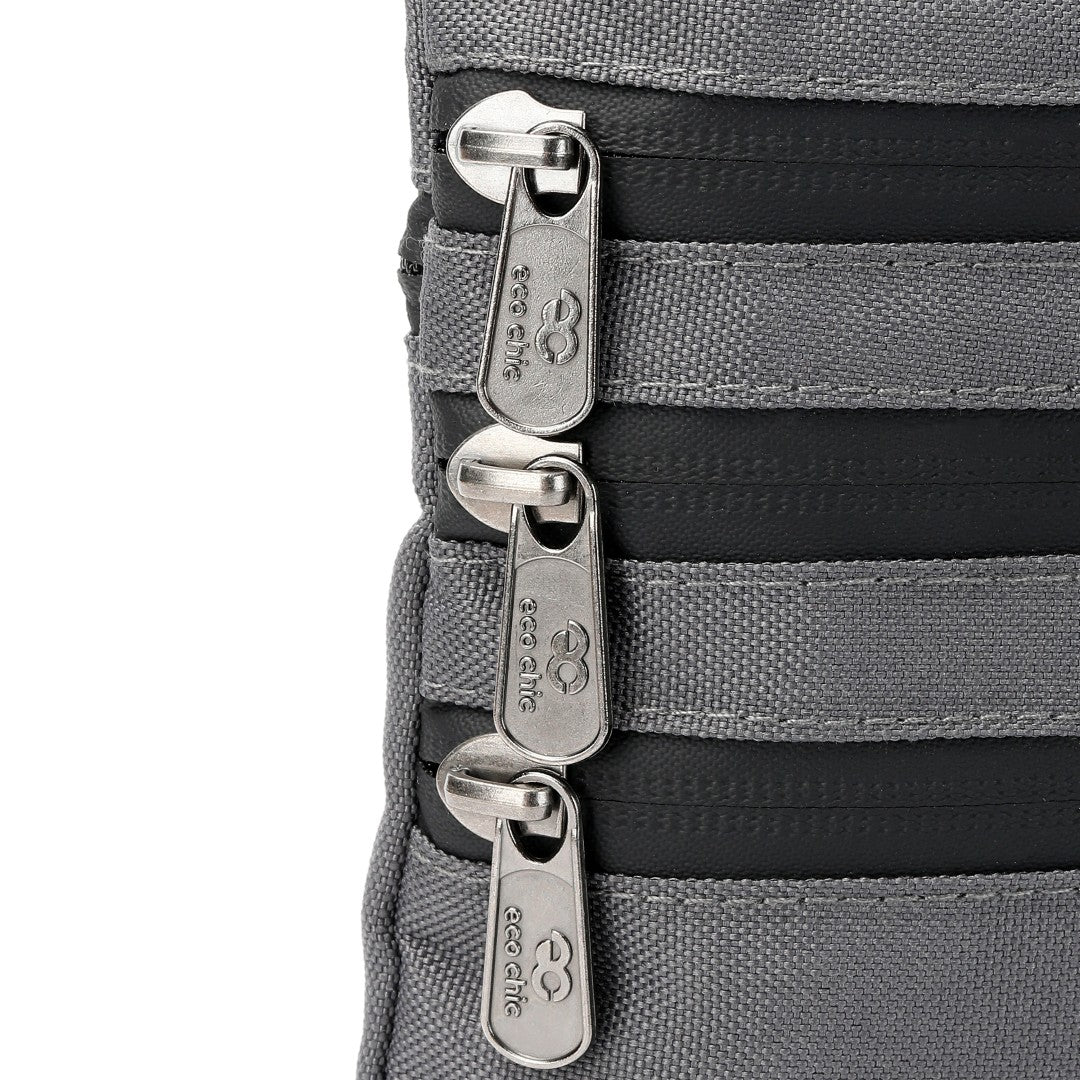 FA1-CB - Eco Chic Recycled Canvas Crossbody Phone Bag - Carbon