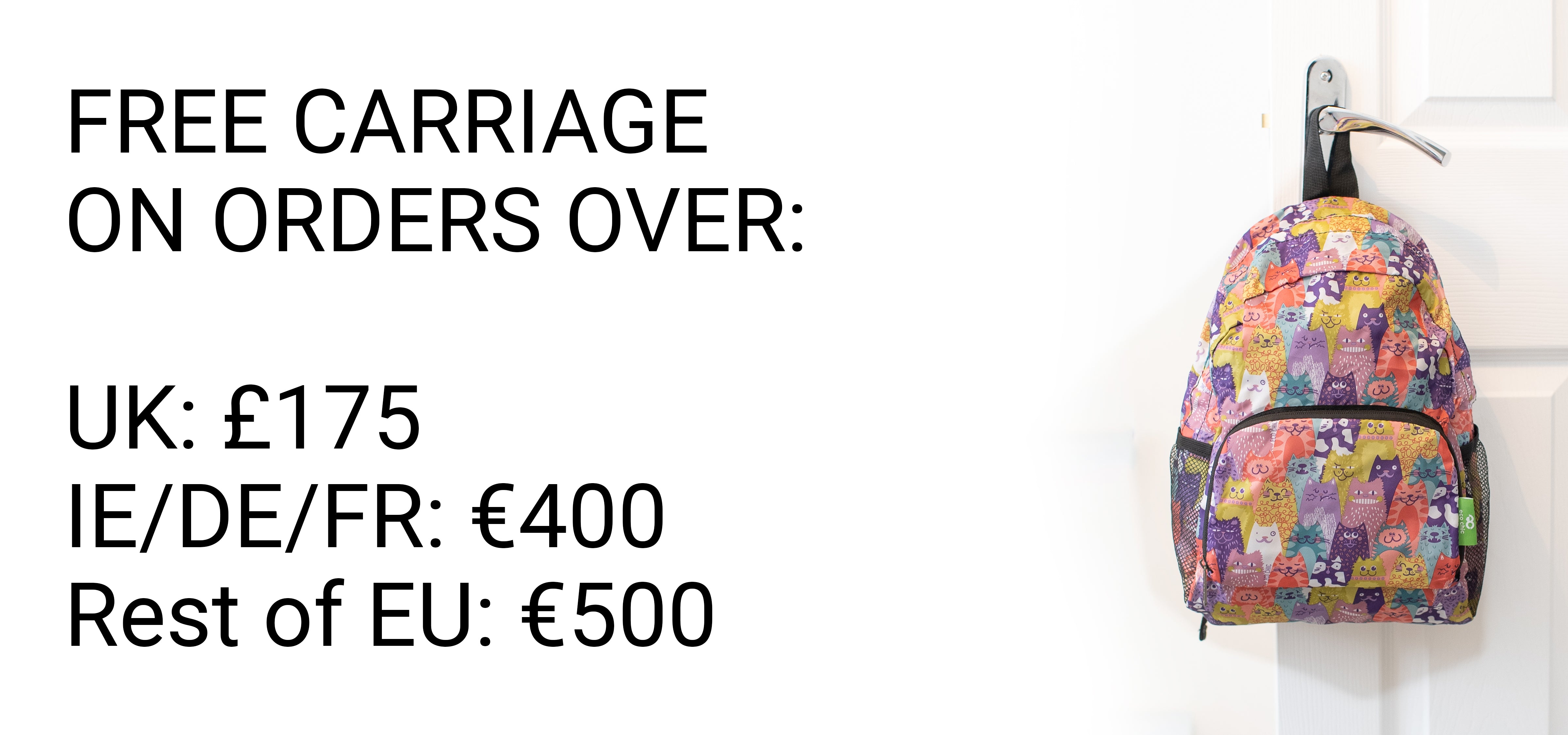 Free UK Carriage on orders over £175