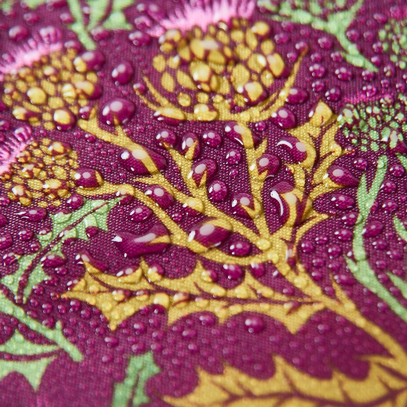 KA16PP - Eco Chic Folding Automatic Umbrella Thistle Purple