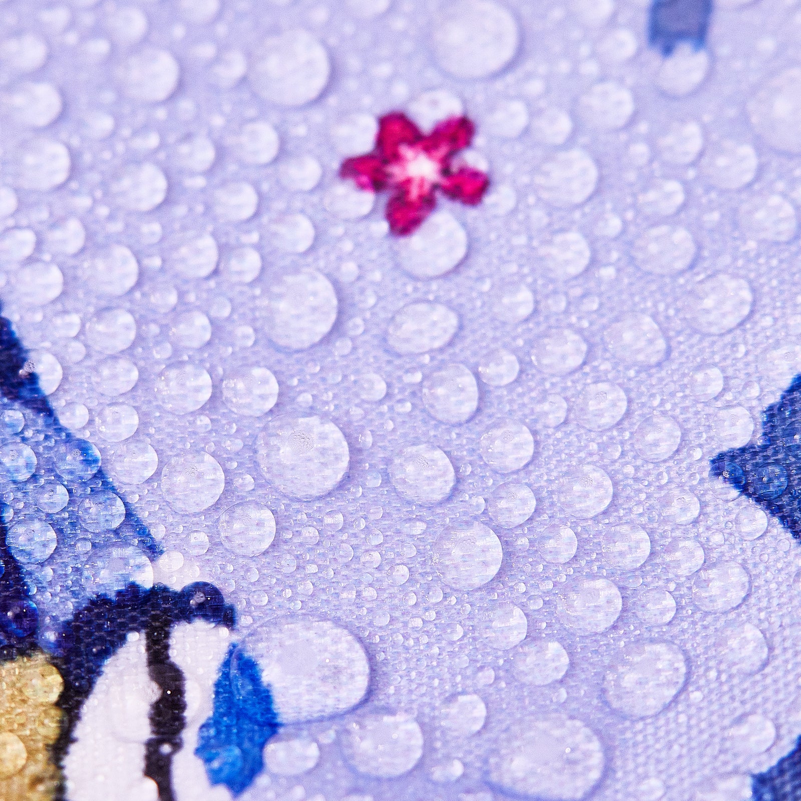 KA58LC - Eco Chic Folding Automatic Umbrella Blue Tits Lilac