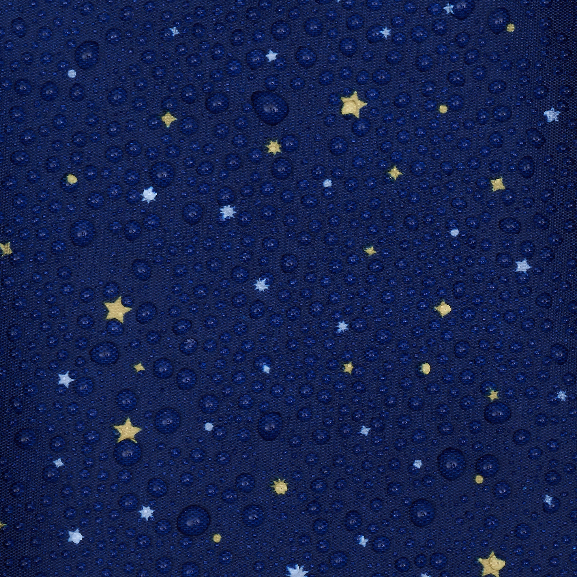 KA79NY - Eco Chic Folding Automatic Umbrella Stars and Moons Navy