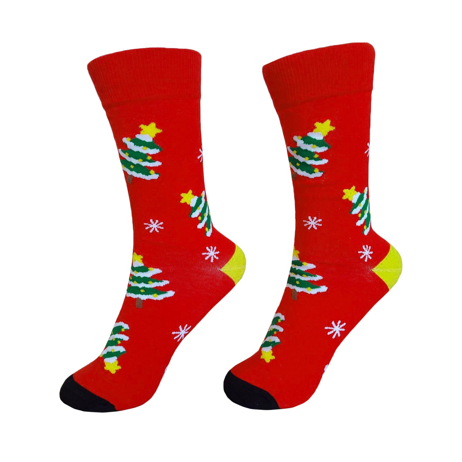 SKB09 - Eco Chic Eco-Friendly Bamboo Christmas Socks - Xmas Tree