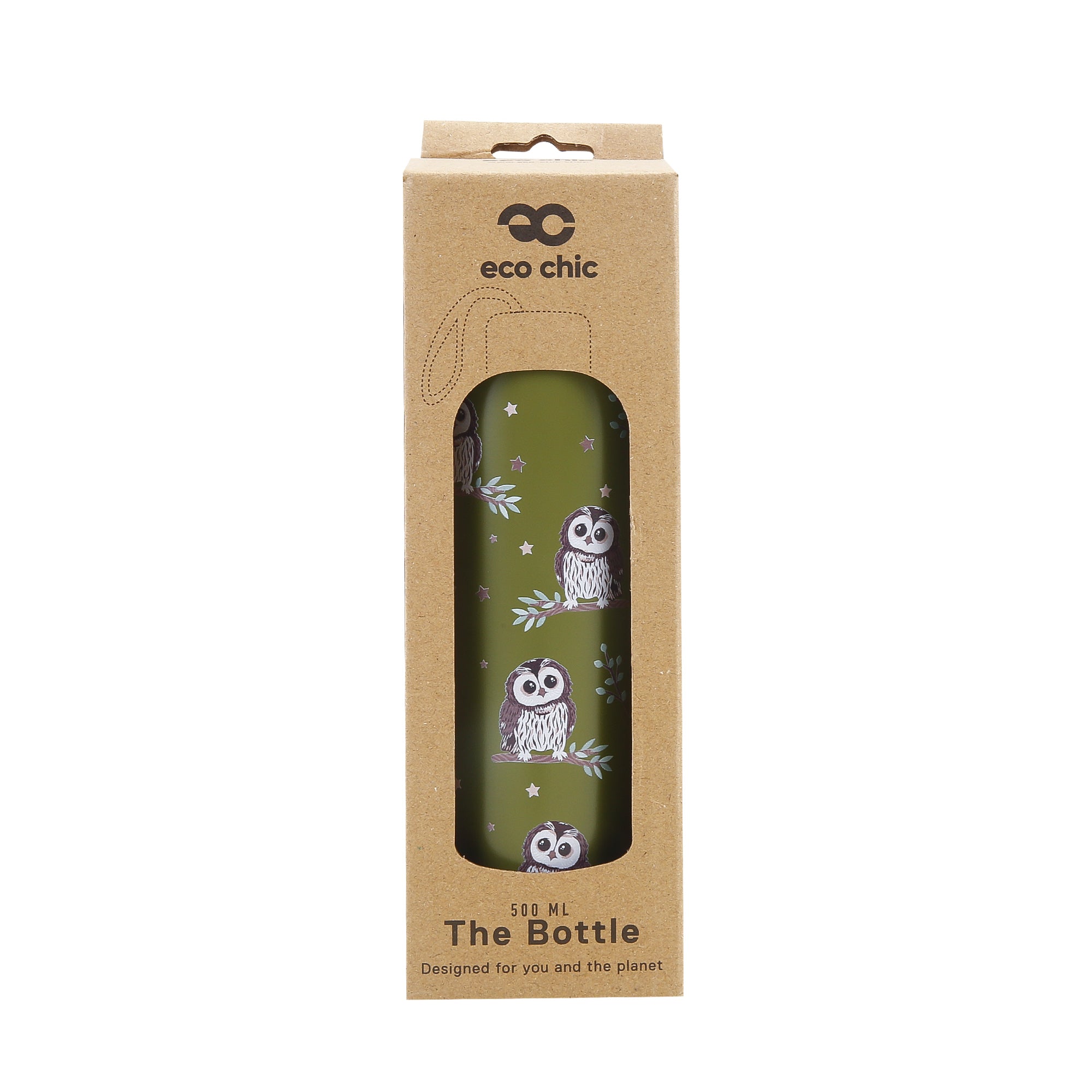 T105GN - Eco Chic Thermal Bottle Tawny Owl