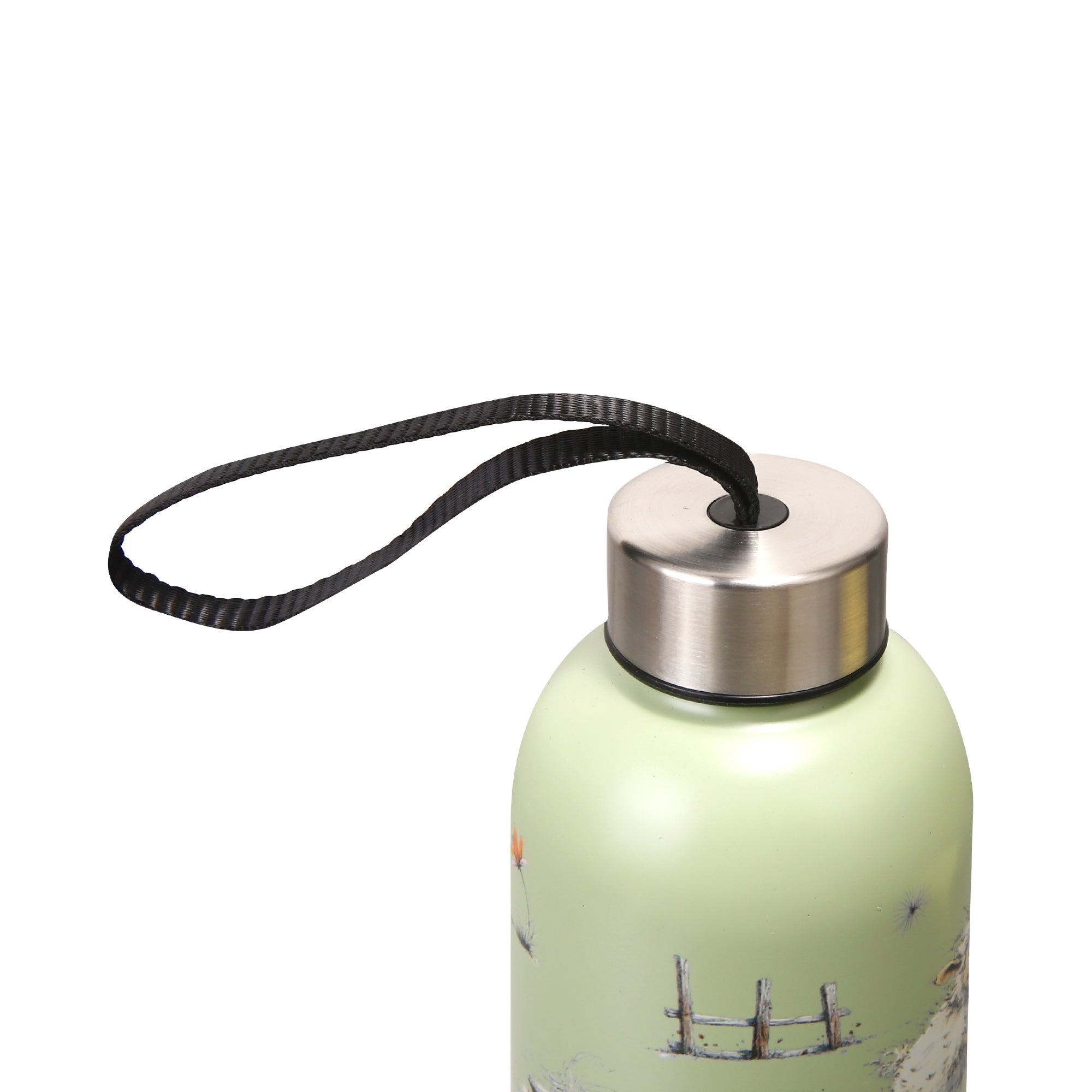 T119 - Eco Chic Thermal Bottle Whimsy Sheep Green