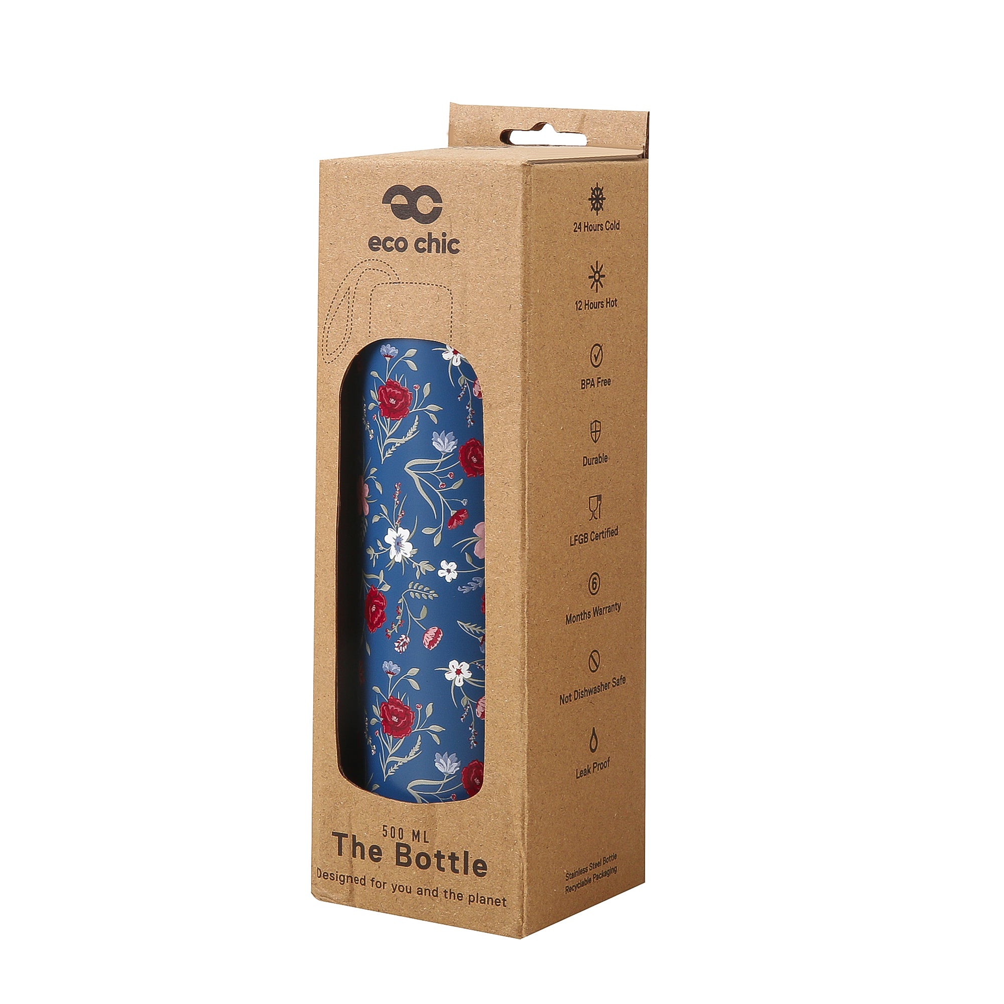 T40 - Eco Chic Thermal Bottle Floral