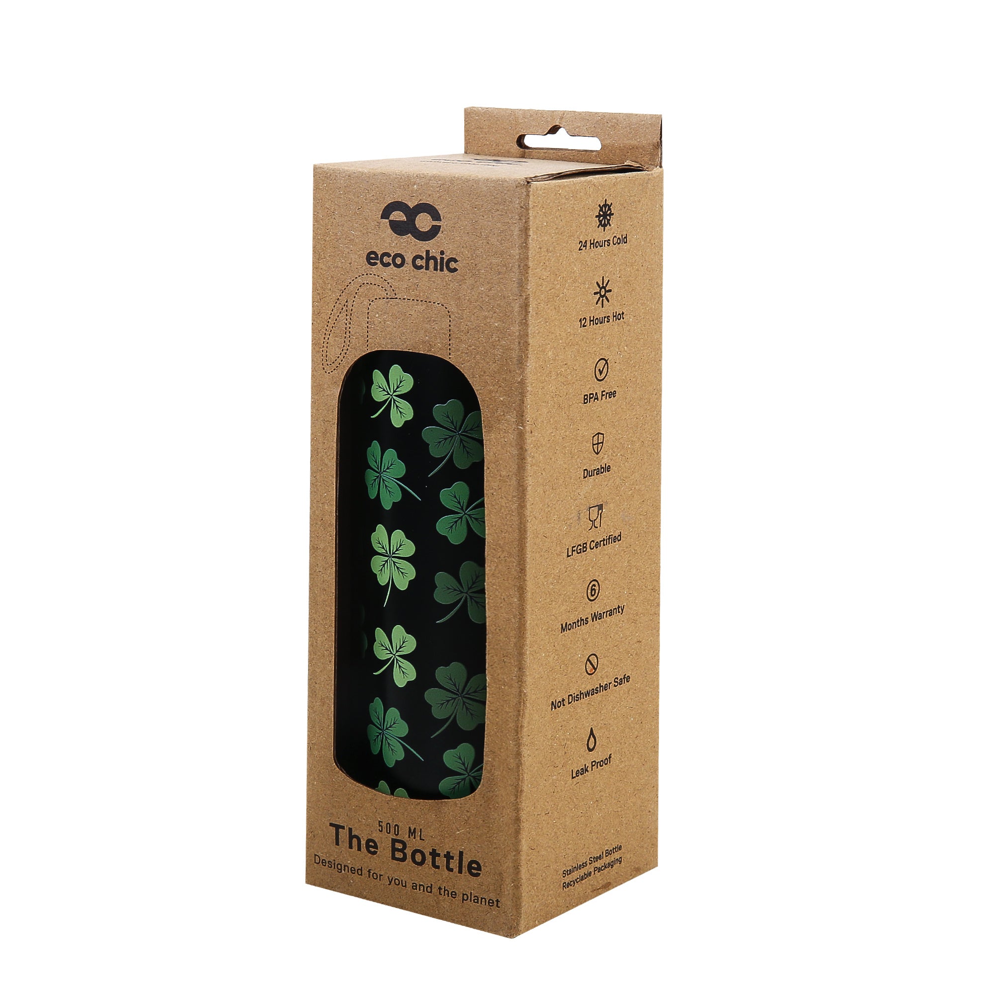 T95BK - Eco Chic Thermal Bottle Shamrock