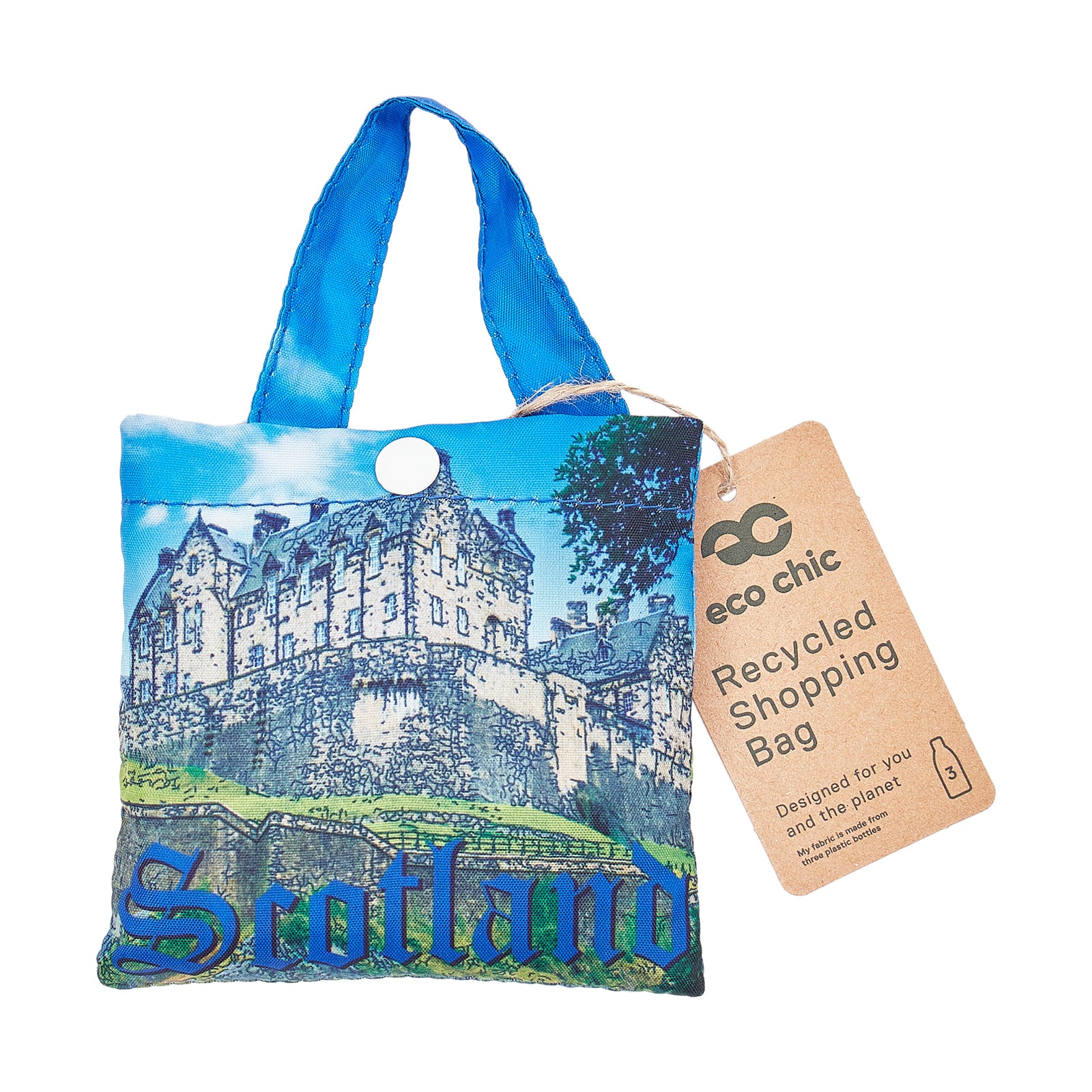 TRA001 - Eco Chic Tourist Collection Shopping Bag - Scotland (Pack of 2)