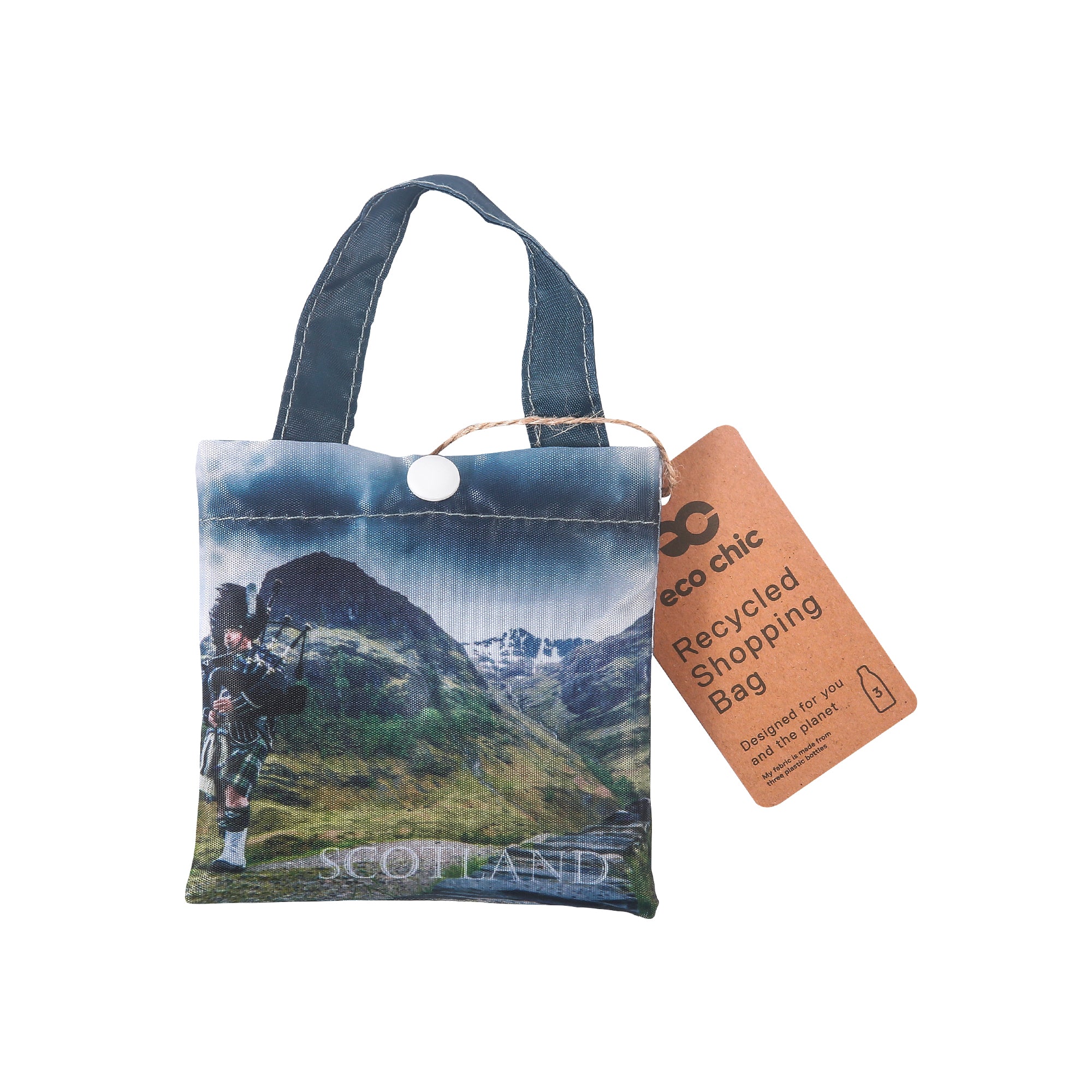 TRA005 - Eco Chic Tourist Collection Shopping Bag - Scotland (Pack of 2)