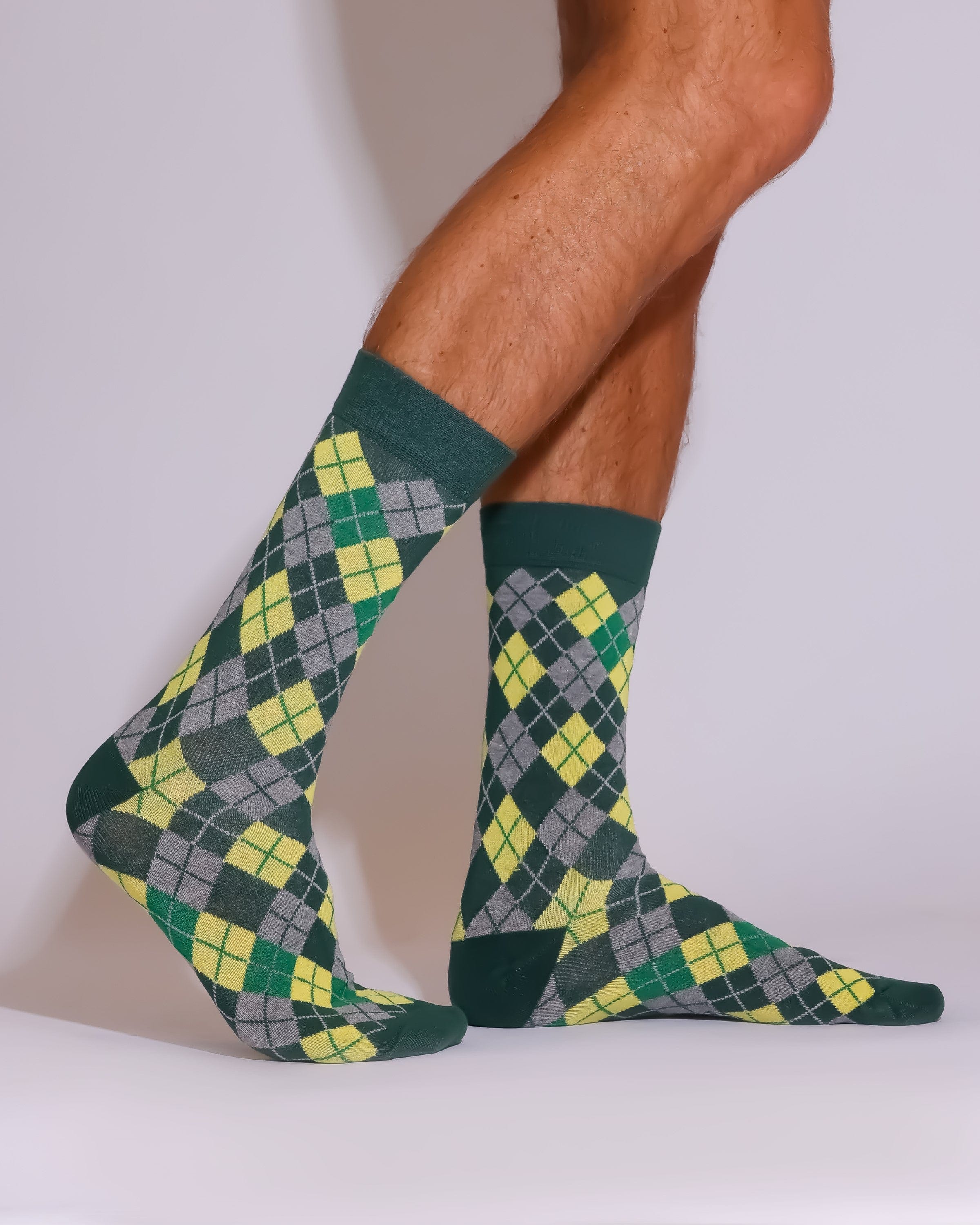 Eco Chic Eco Chic Eco-Friendly Bamboo Socks Argyle