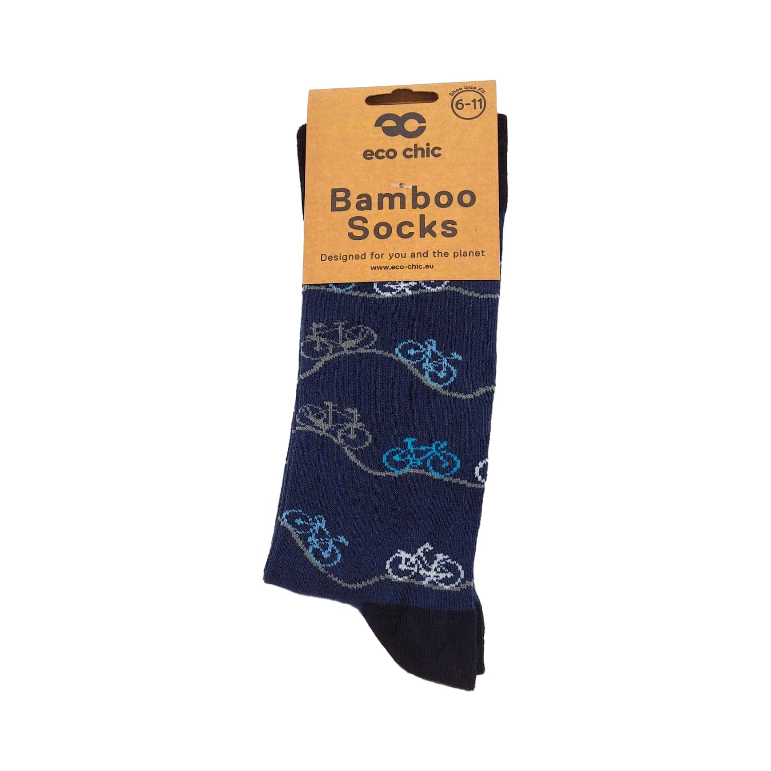 Eco Chic Eco Chic Eco-Friendly Bamboo Socks Bikes