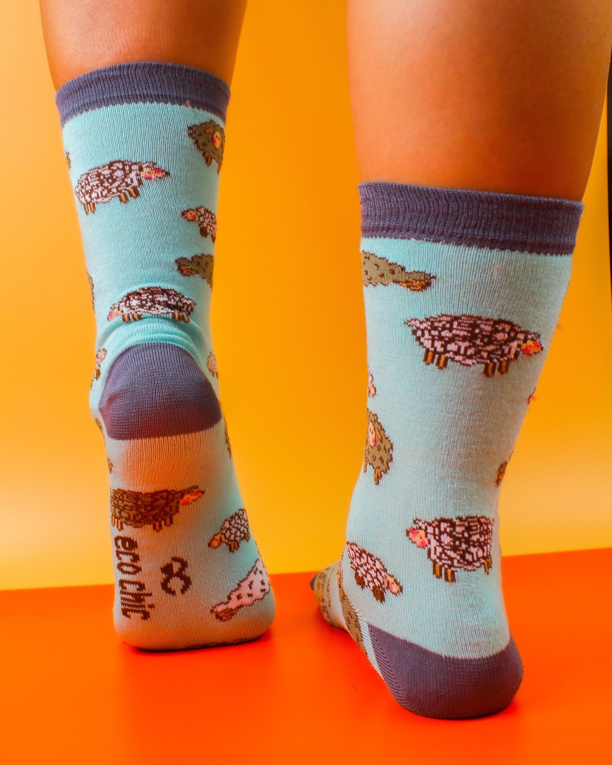 Eco Chic Eco Chic Eco-Friendly Bamboo Socks Cute Sheep