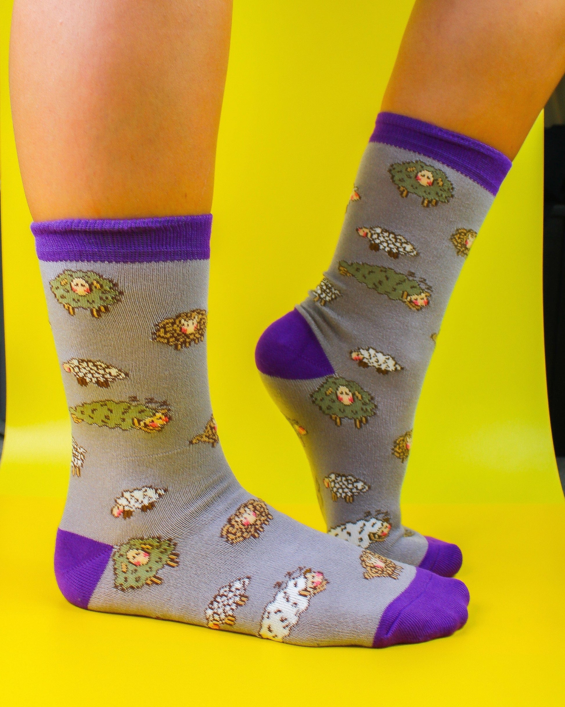 Eco Chic Eco Chic Eco-Friendly Bamboo Socks Cute Sheep