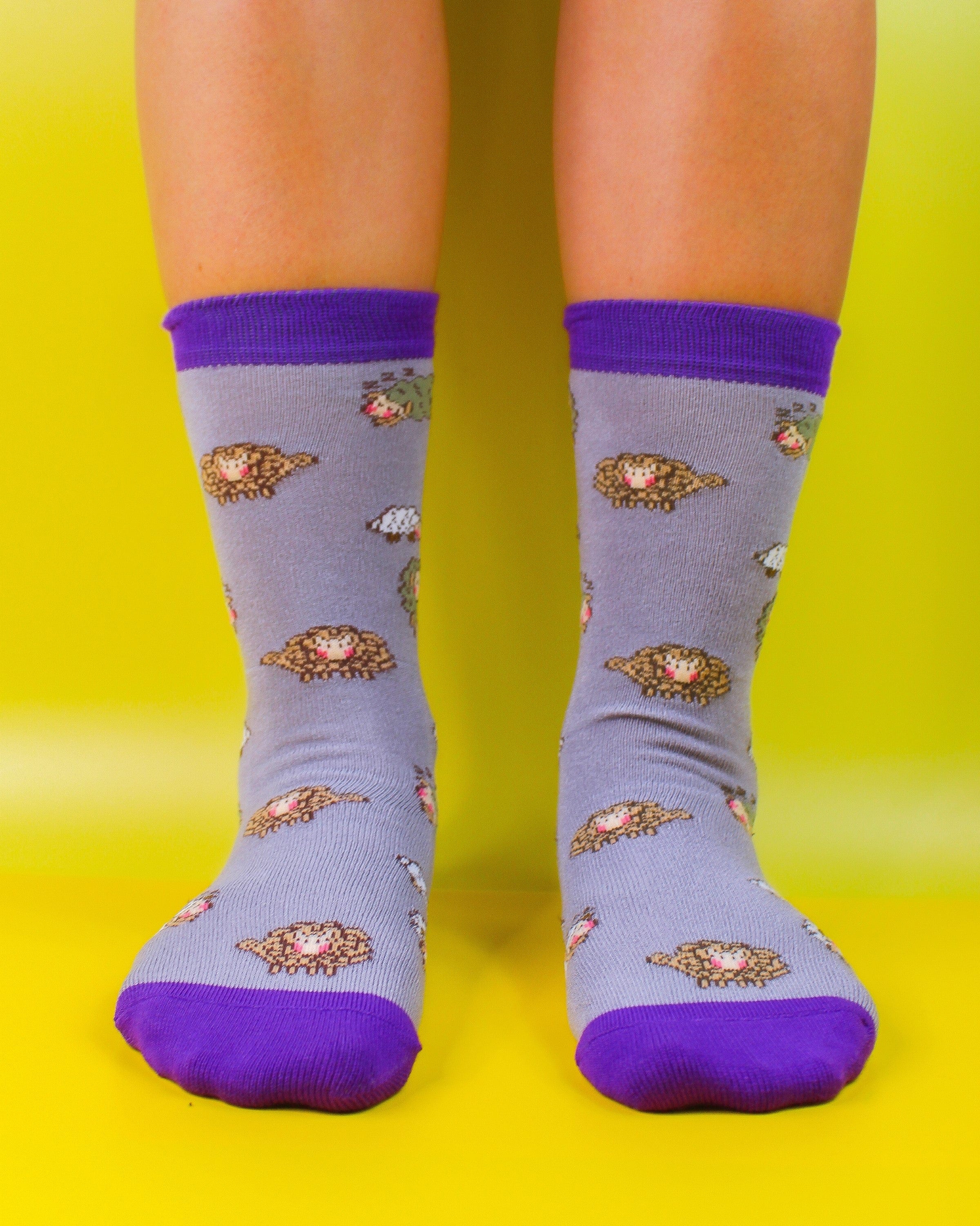 Eco Chic Eco Chic Eco-Friendly Bamboo Socks Cute Sheep