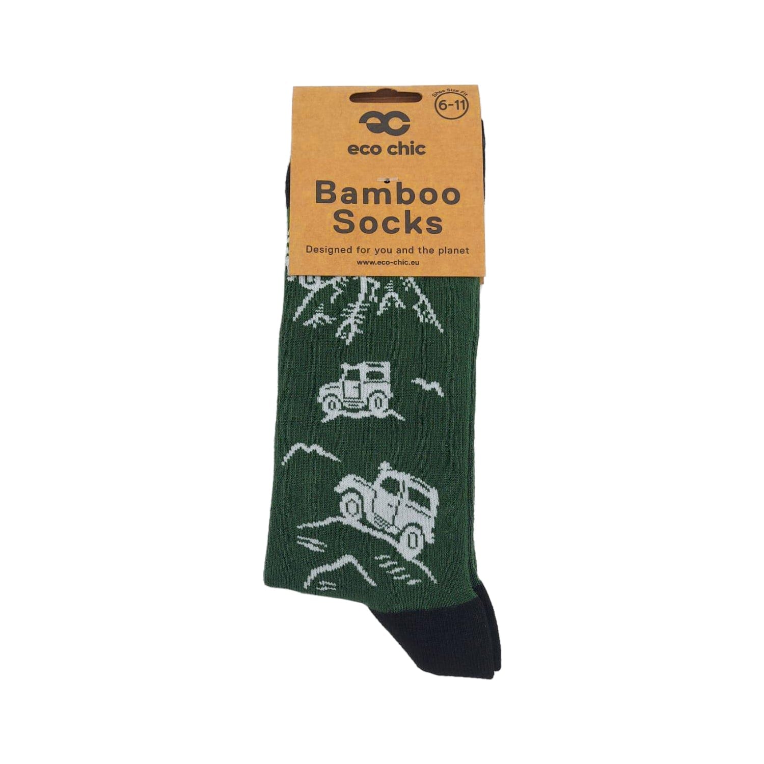 Eco Chic Eco Chic Eco-Friendly Bamboo Socks Landrovers