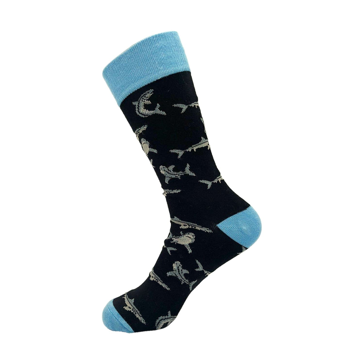 Eco Chic Black Eco Chic Eco-Friendly Bamboo Socks Sharks