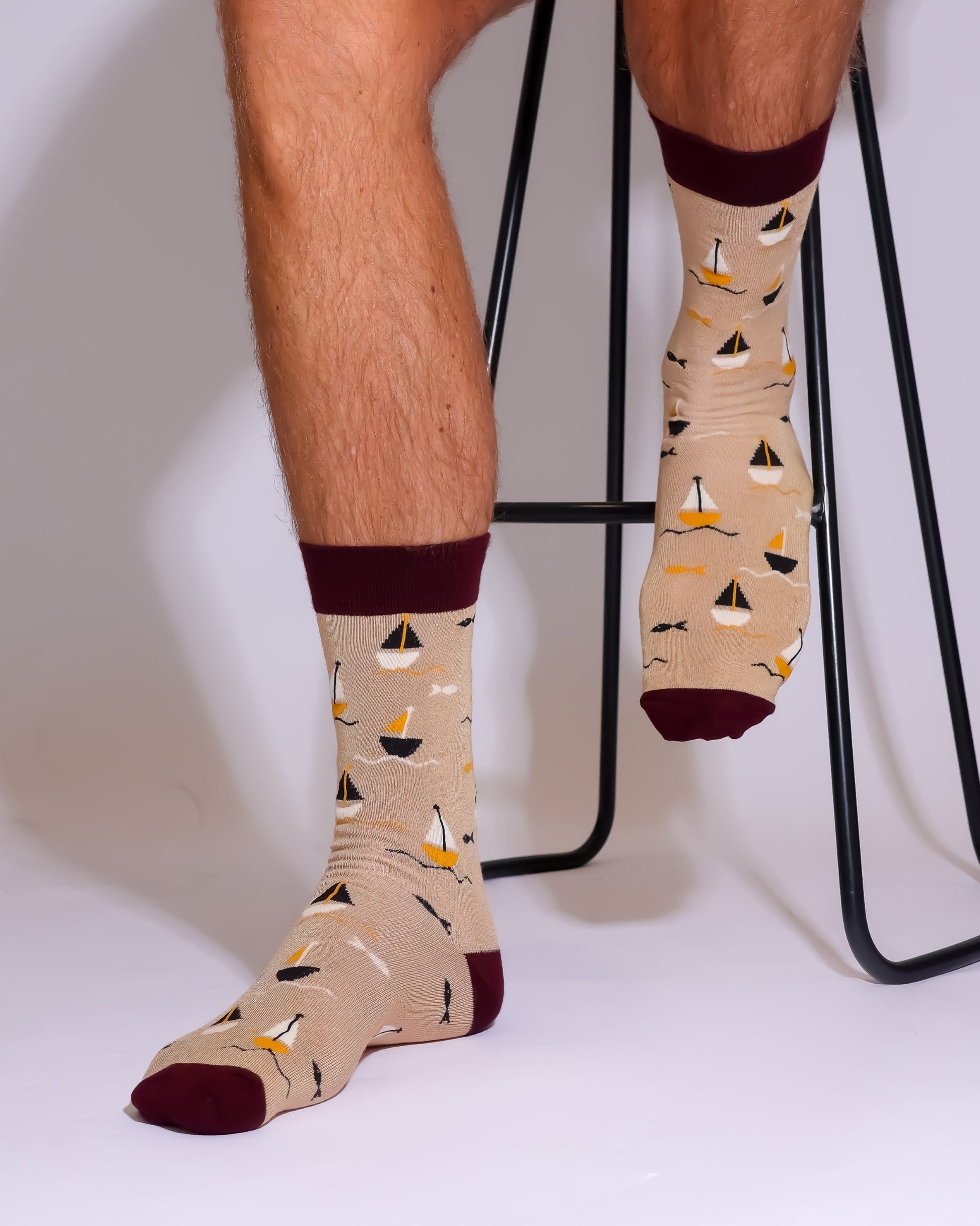 Eco Chic Eco Chic Eco-Friendly Bamboo Socks Yachts