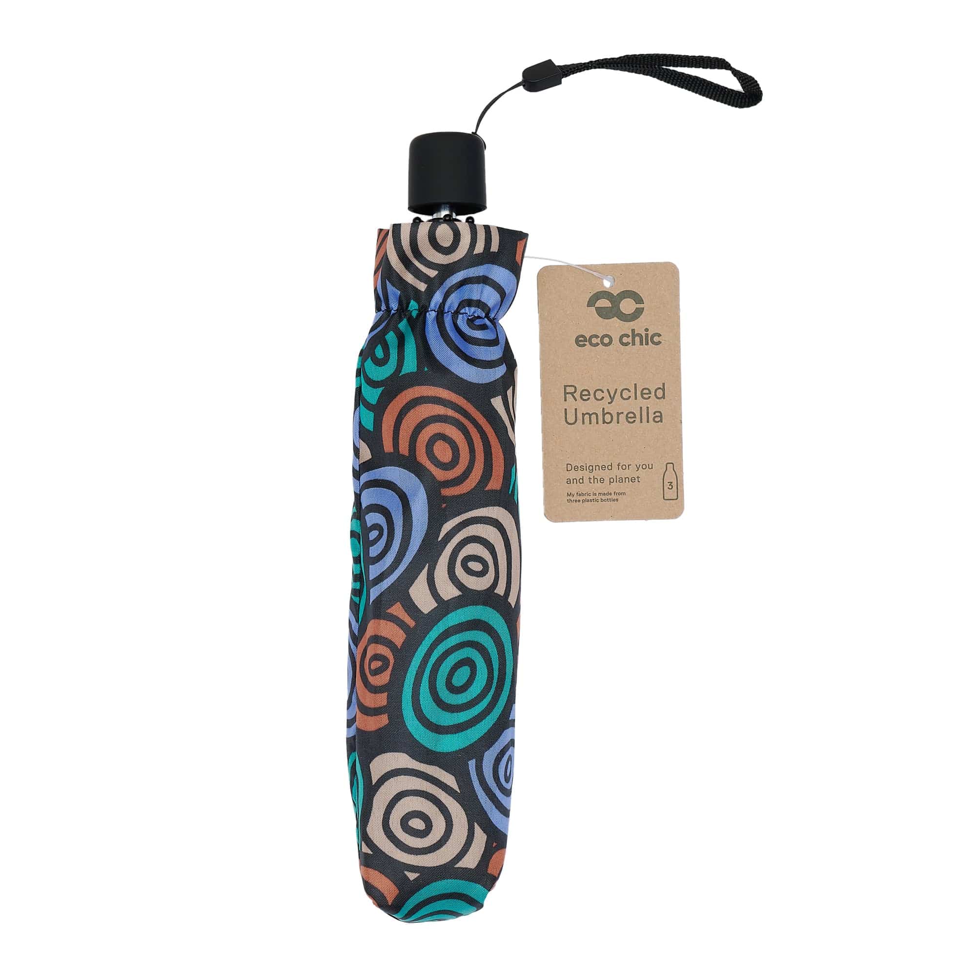 Eco Chic Eco Chic Foldable Mini Umbrella Circle