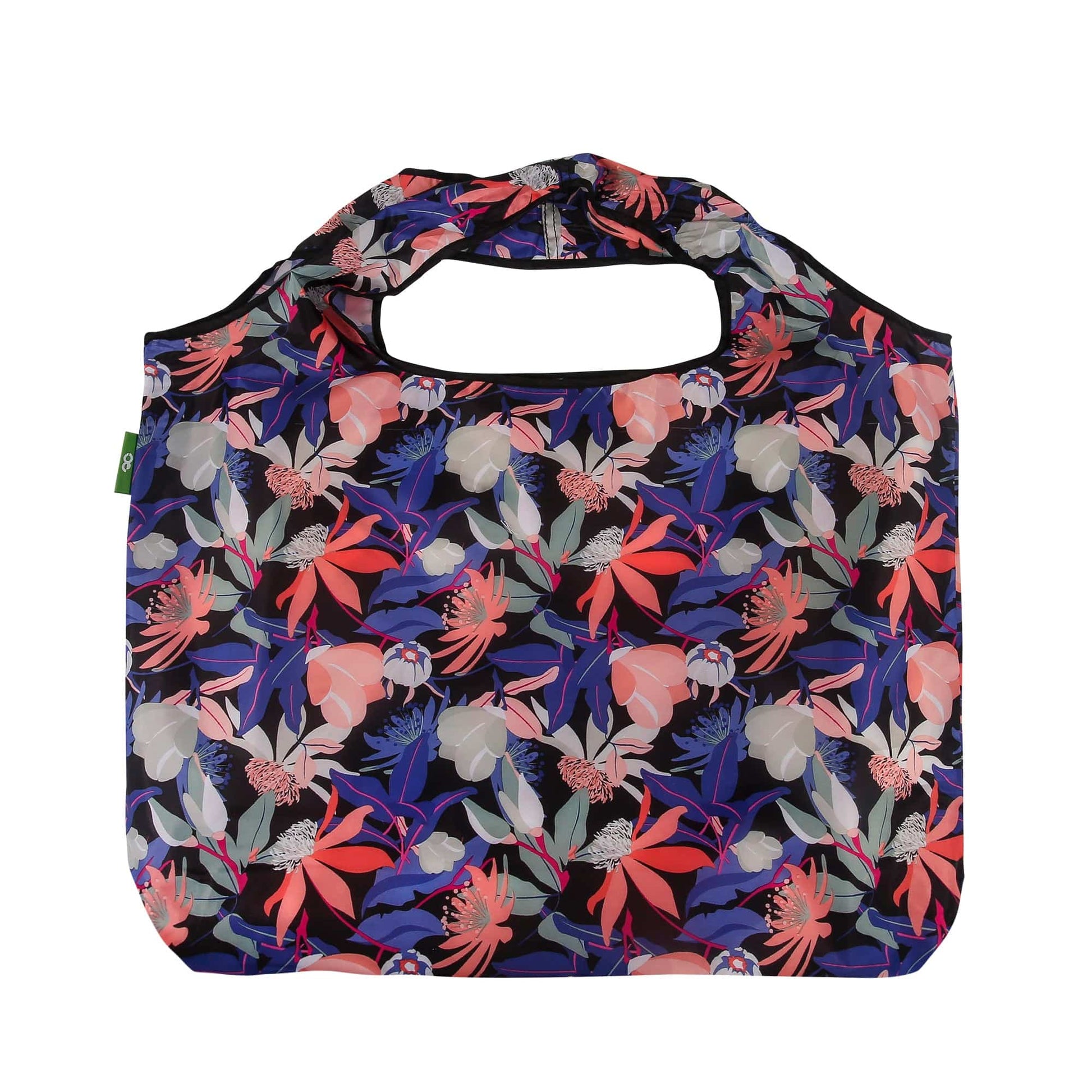 Eco Chic Eco Chic Foldable Reusable Large Shopping Bag Night Blossom
