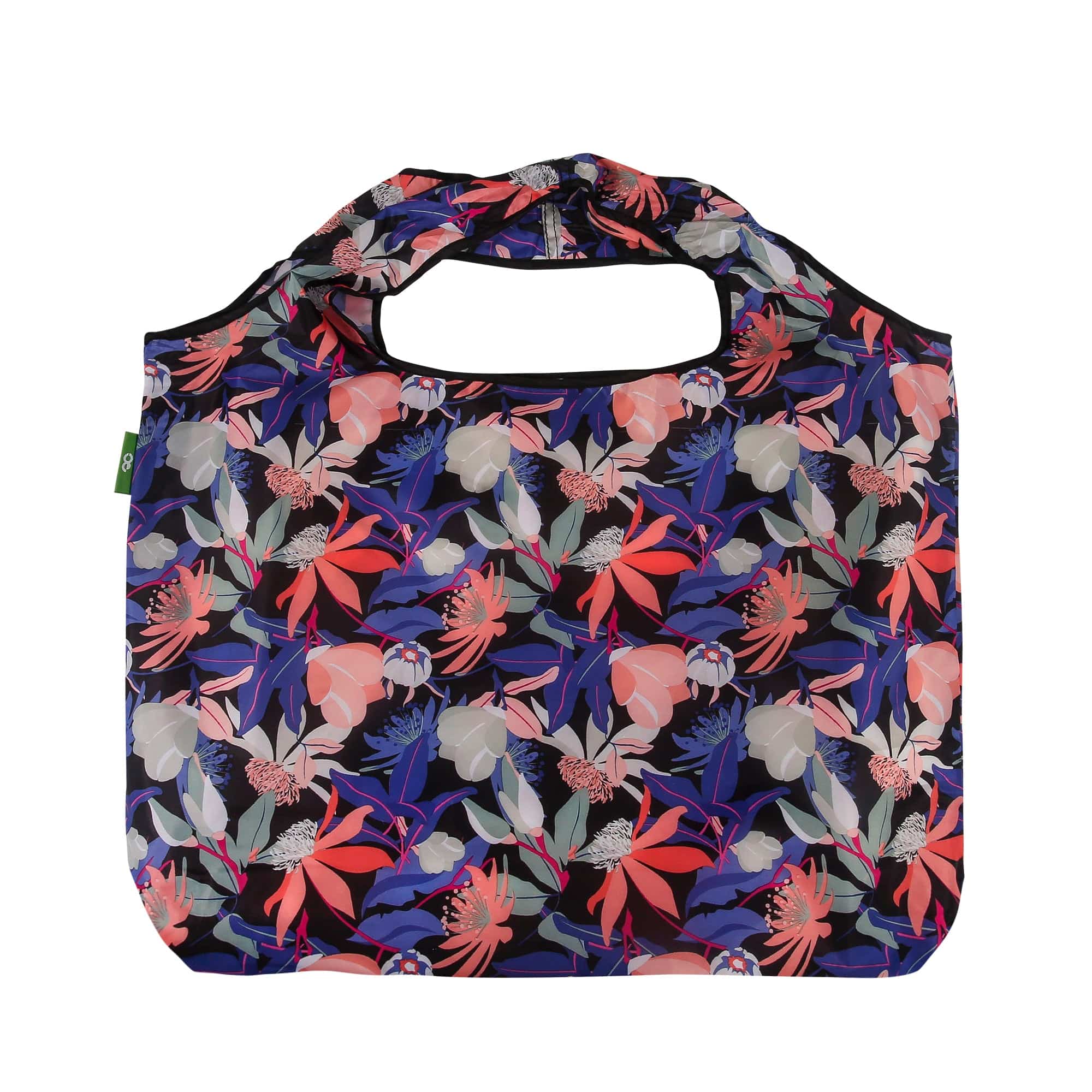 Eco Chic Eco Chic Foldable Reusable Large Shopping Bag Night Blossom