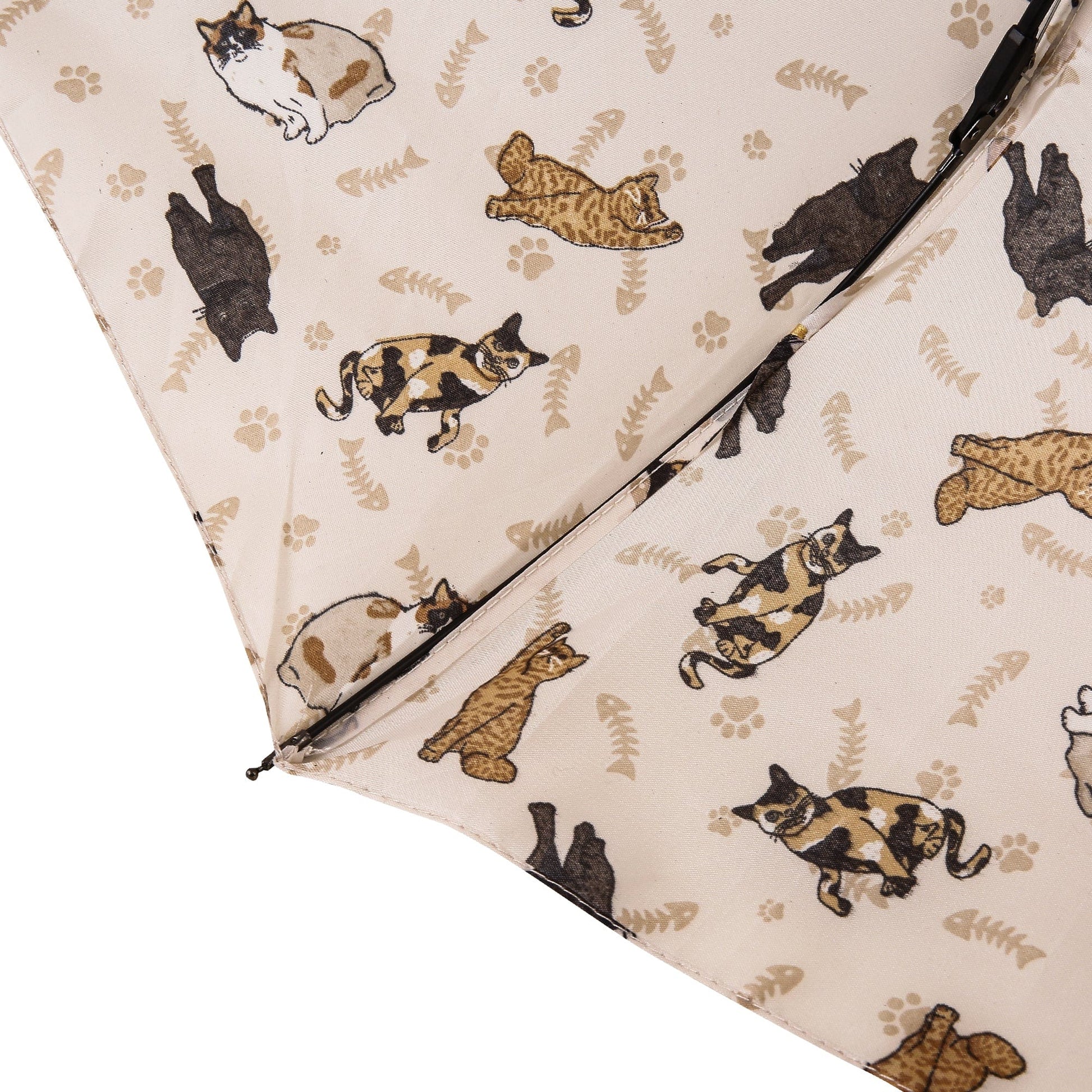 Eco Chic Eco Chic Folding Automatic Umbrella Beloved Cats