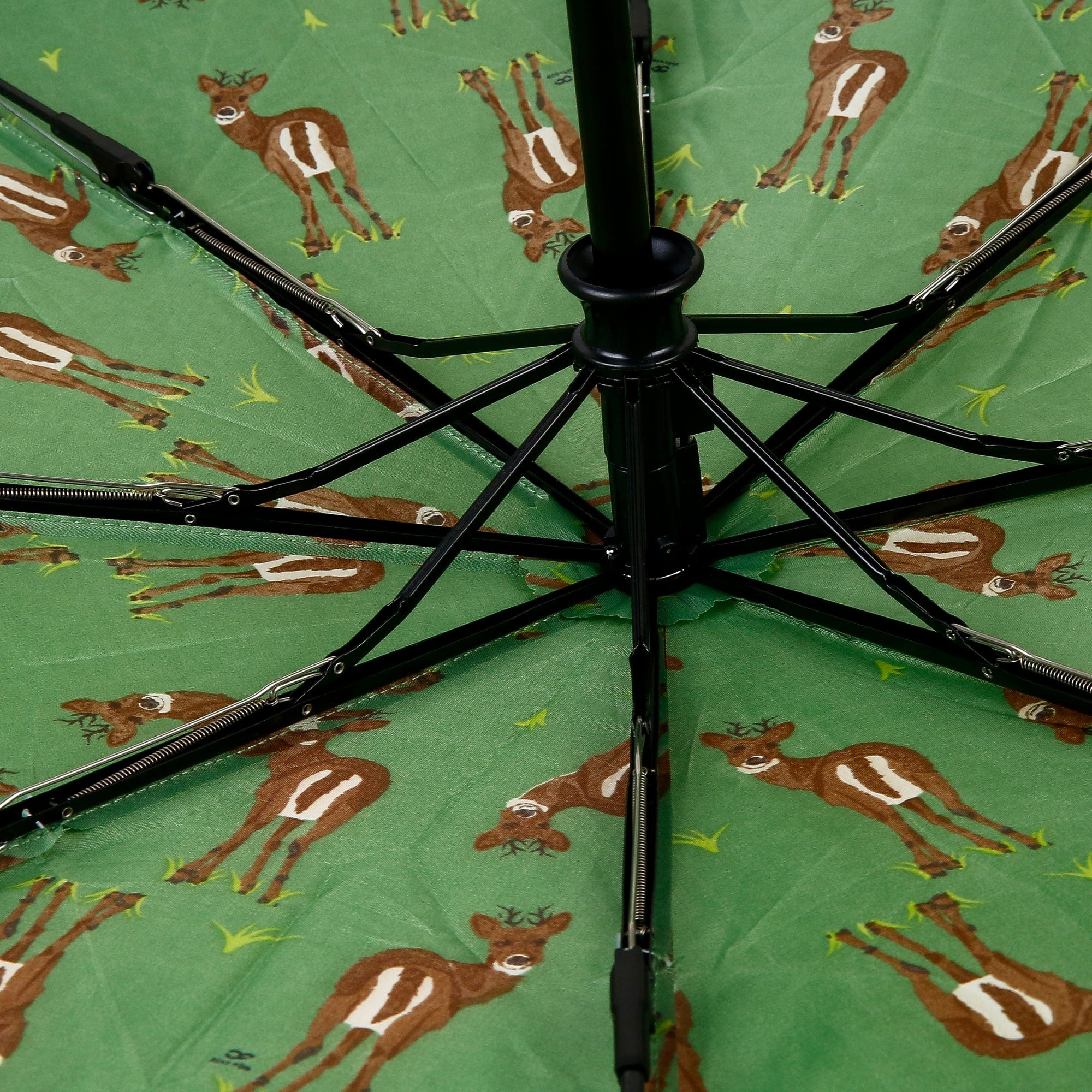 Eco Chic Eco Chic Folding Automatic Umbrella Deer