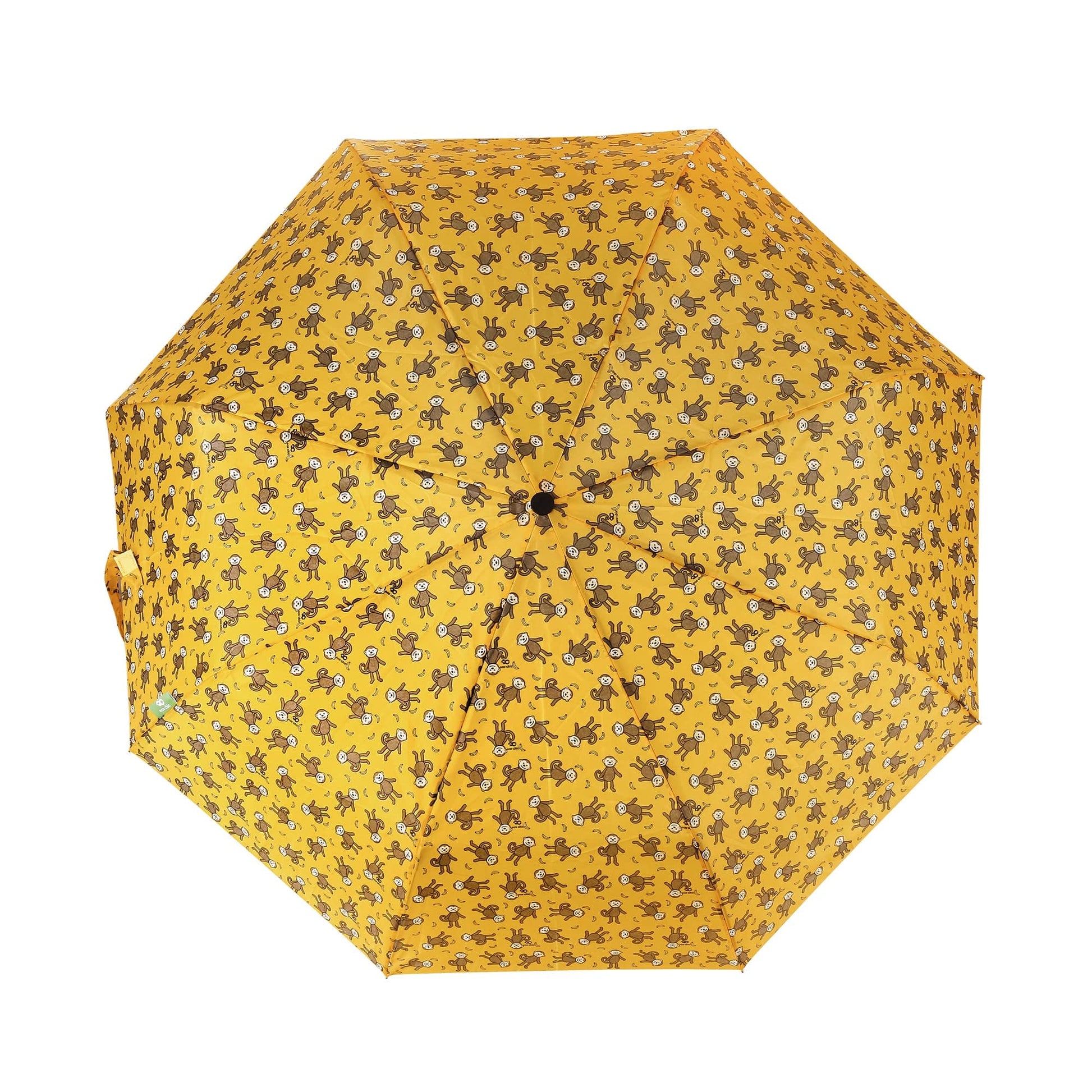 Eco Chic Eco Chic Folding Automatic Umbrella Monkeys