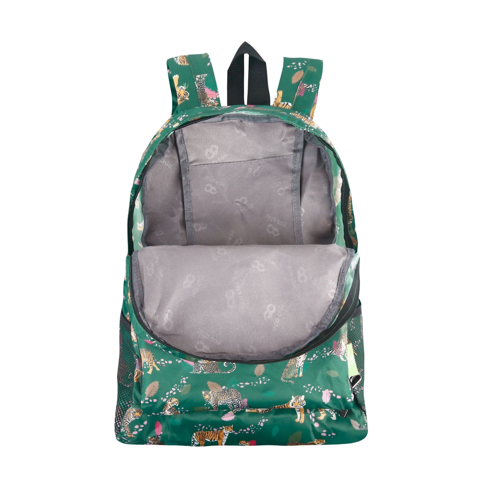 Eco Chic Eco Chic Lightweight Foldable Backpack Big Cat