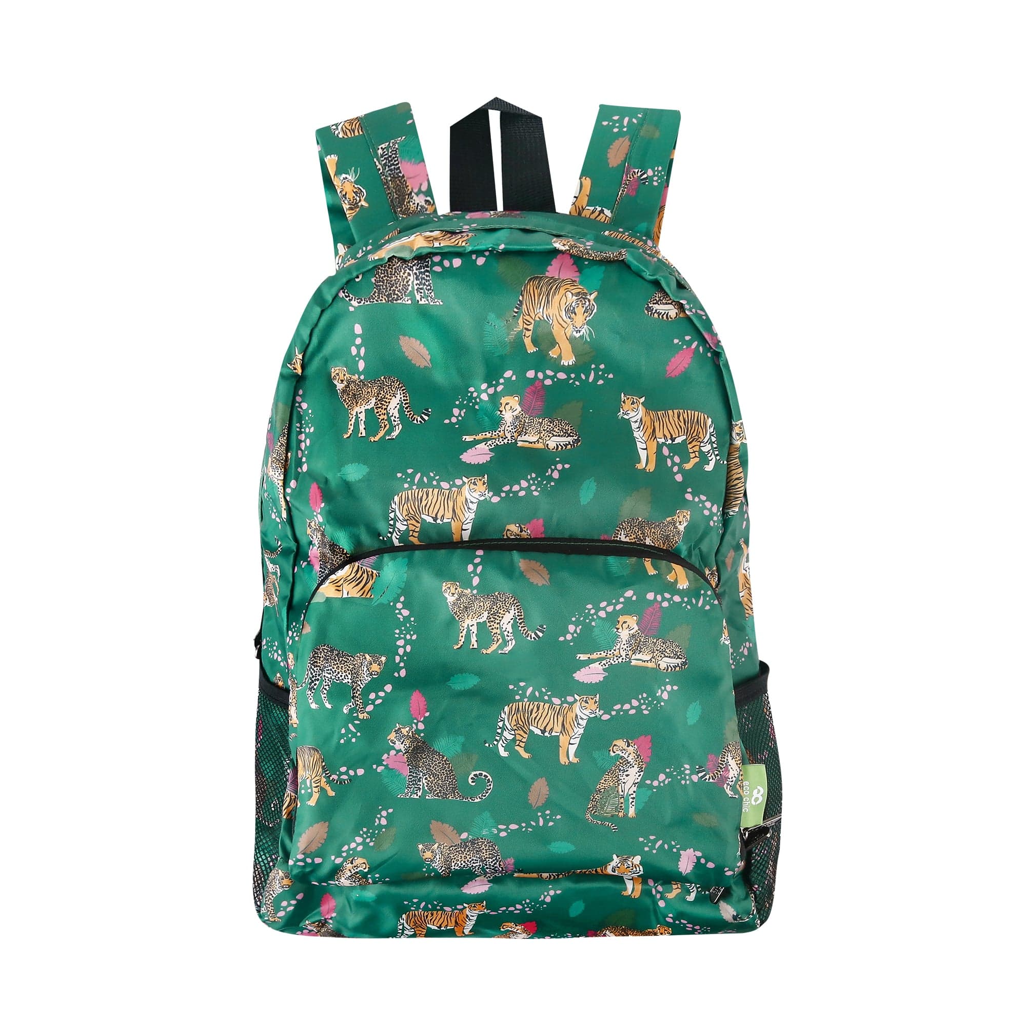 Eco Chic Eco Chic Lightweight Foldable Backpack Big Cat