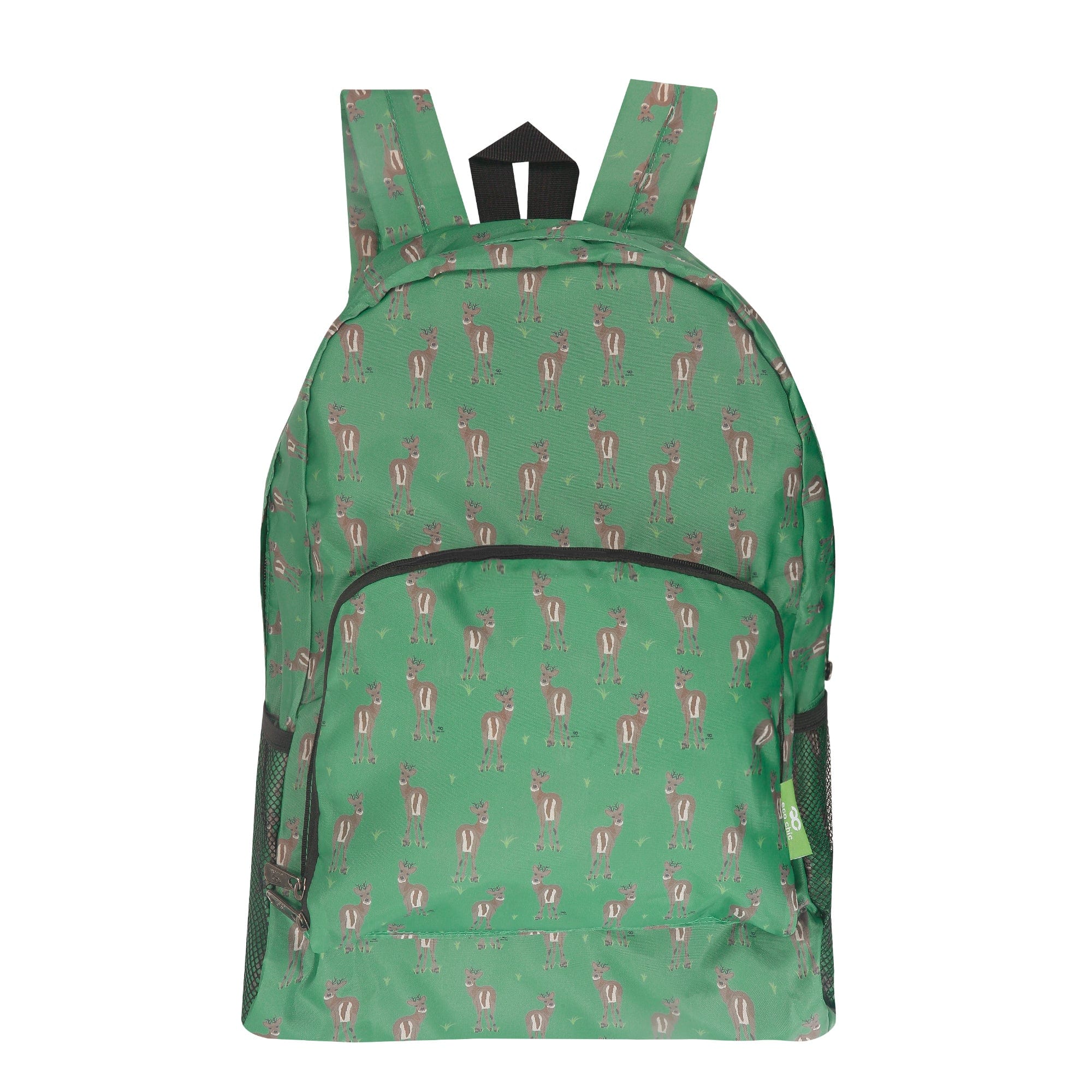 Eco Chic Eco Chic Lightweight Foldable Backpack Deer