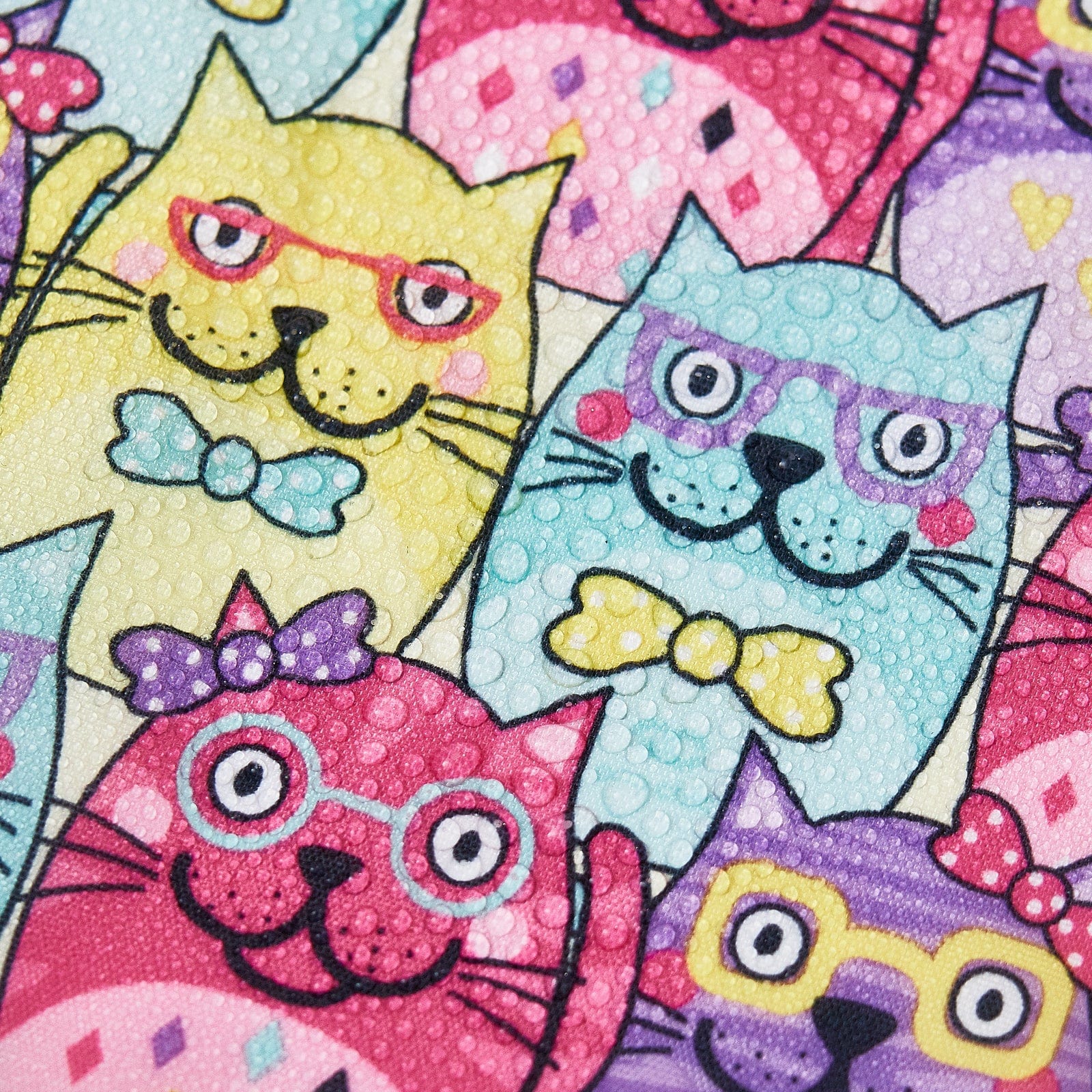 Eco Chic Multiple Eco Chic Lightweight Foldable Backpack Glasses Cats