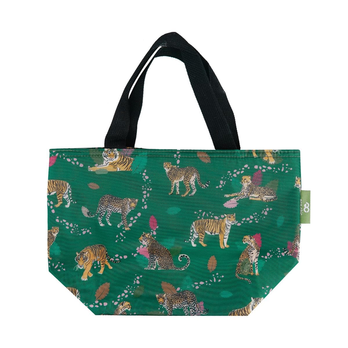 Eco Chic Eco Chic Lightweight Foldable Lunch Bag Big Cat