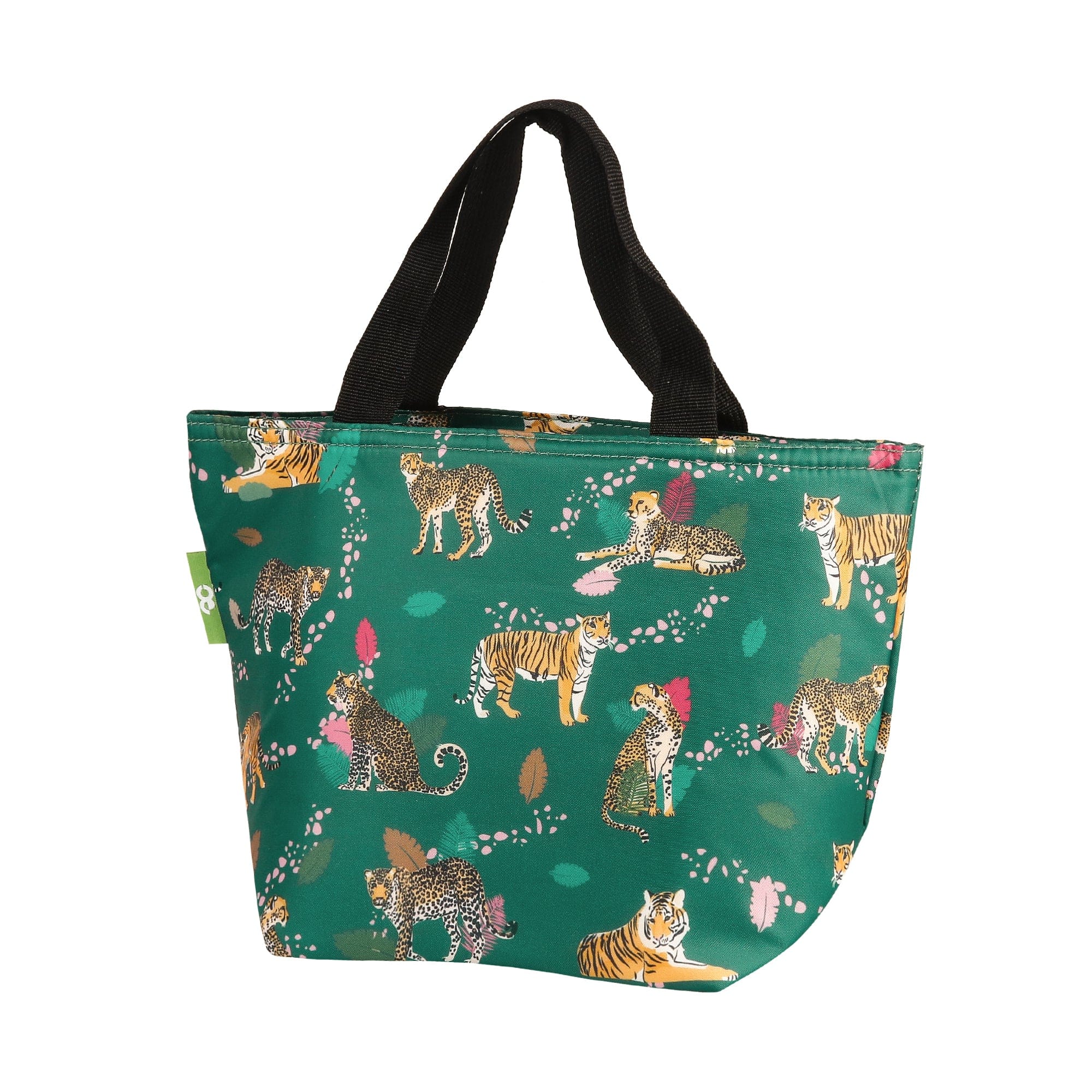 Eco Chic Eco Chic Lightweight Foldable Lunch Bag Big Cat