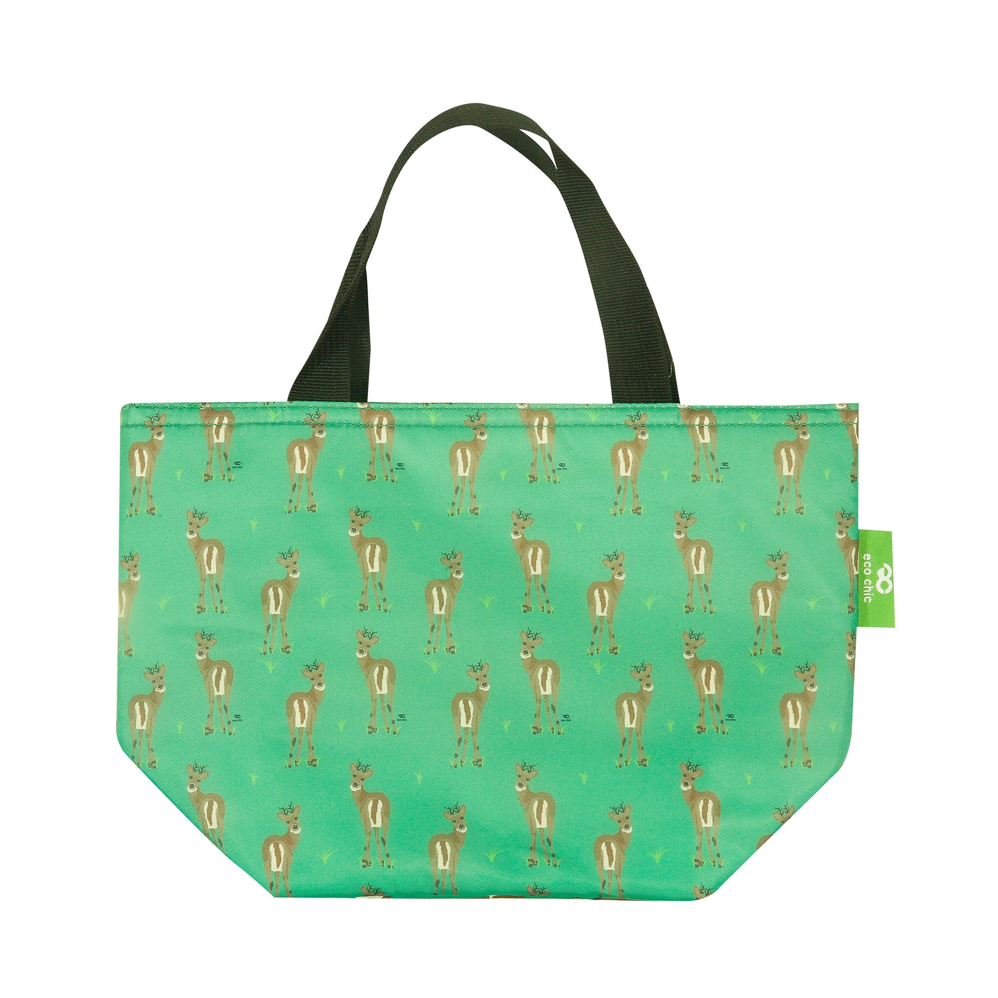 Eco Chic Eco Chic Lightweight Foldable Lunch Bag Deer