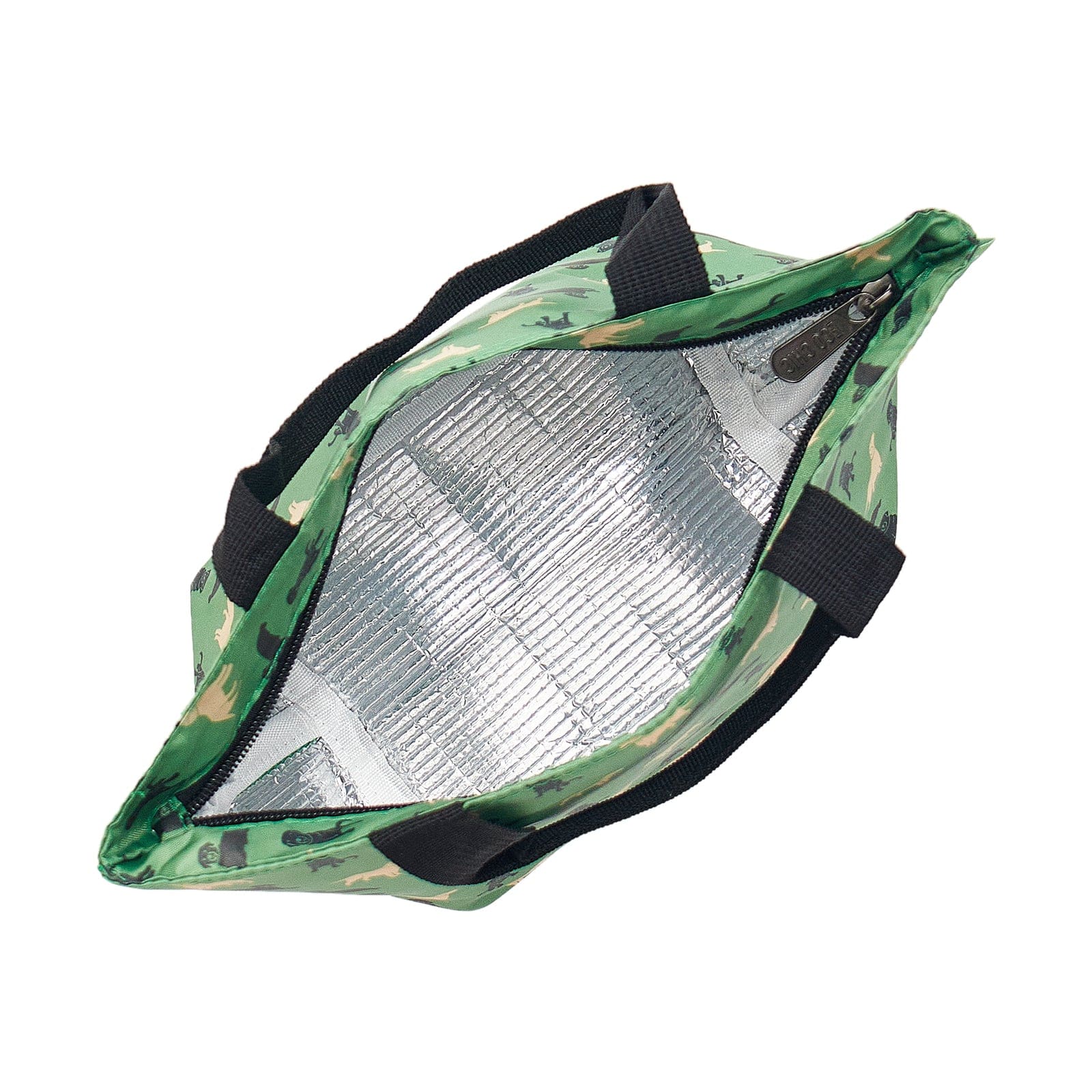 Eco Chic Green Eco Chic Lightweight Foldable Lunch Bag Labradors
