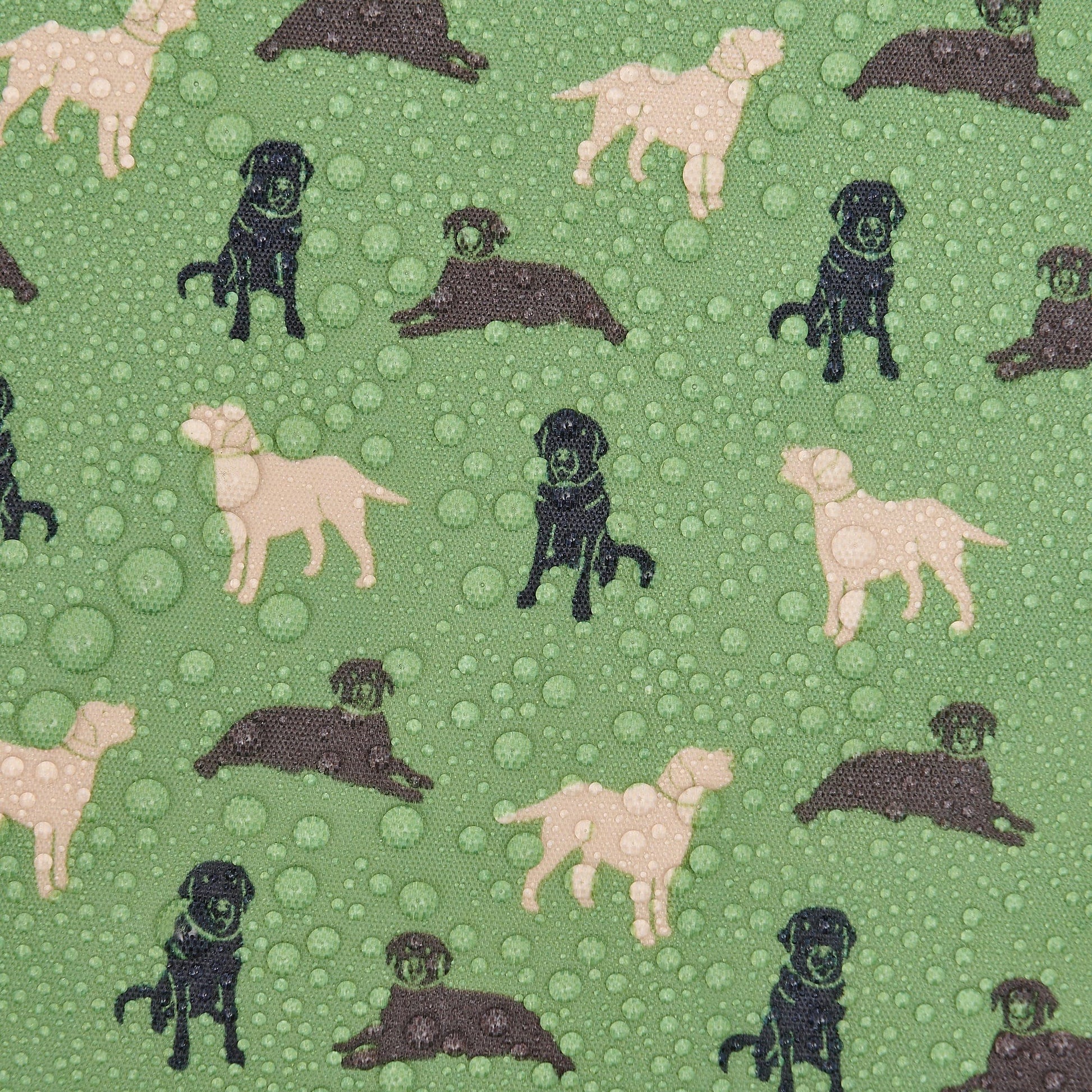 Eco Chic Green Eco Chic Lightweight Foldable Lunch Bag Labradors