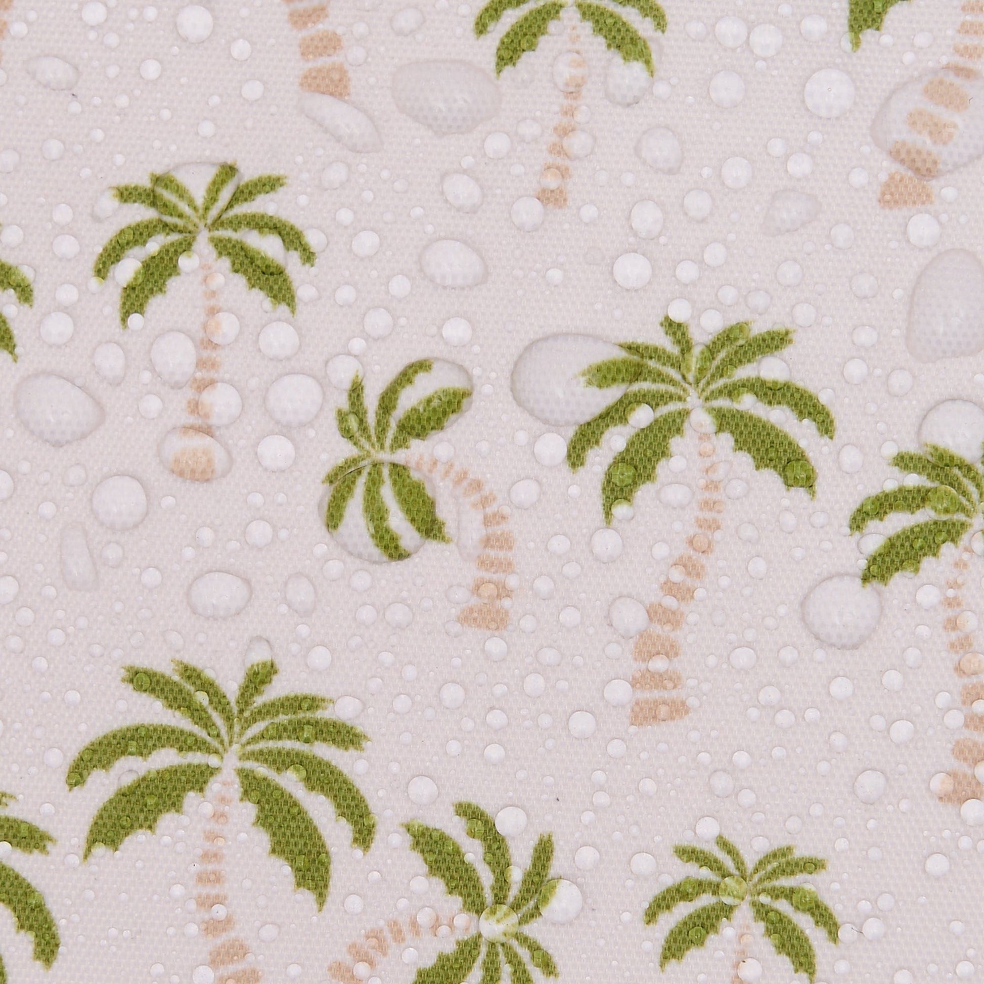Eco Chic Beige Eco Chic Lightweight Foldable Lunch Bag Palm Tree