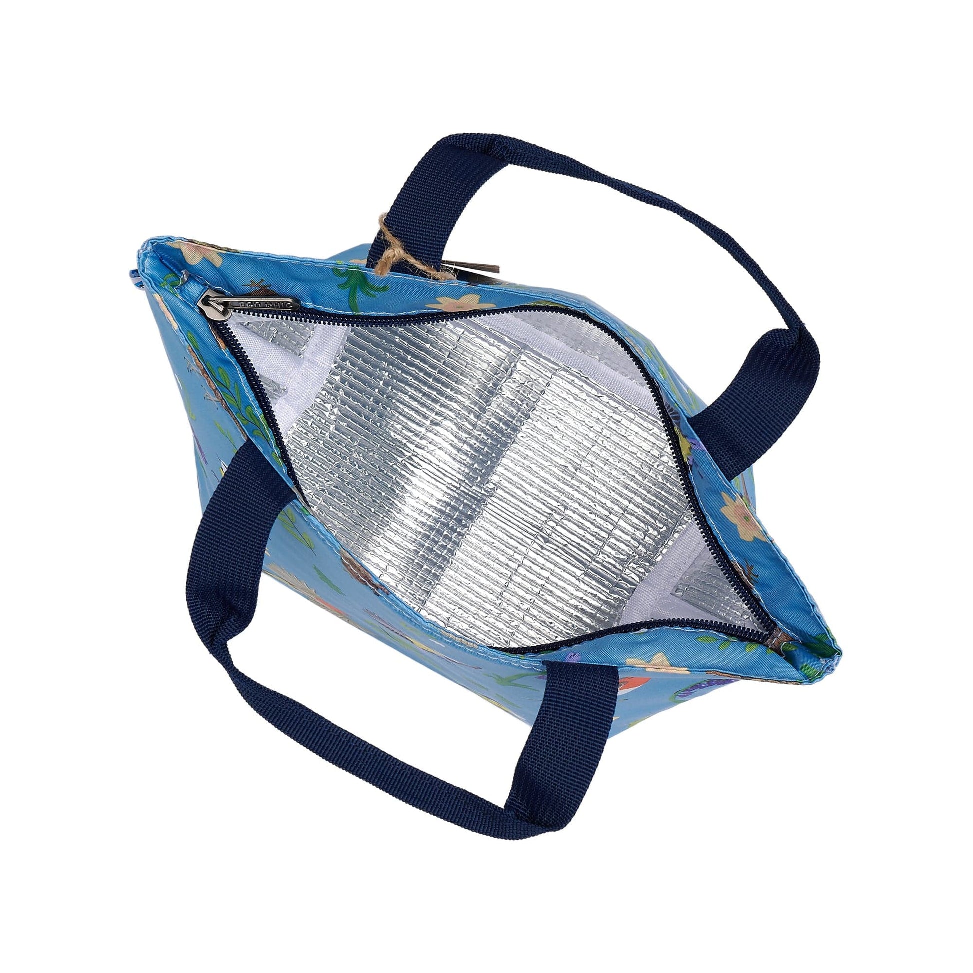 Eco Chic Eco Chic Lightweight Foldable Lunch Bag RSPB Birds