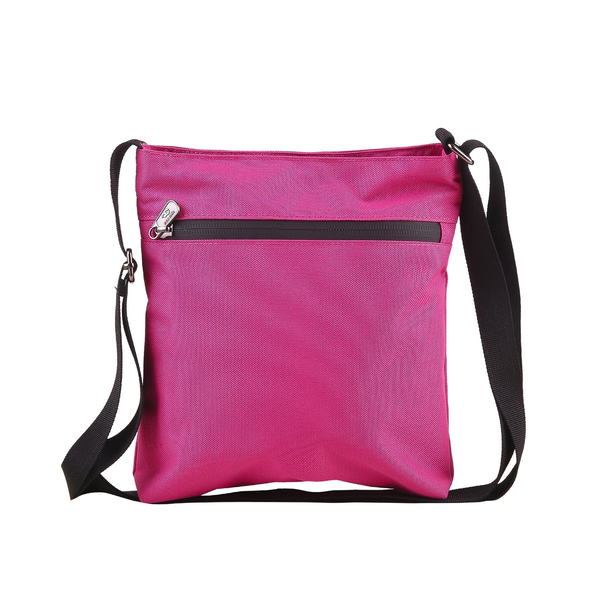 Eco Chic Eco Chic Recycled Canvas Messenger Bag - Fuchsia